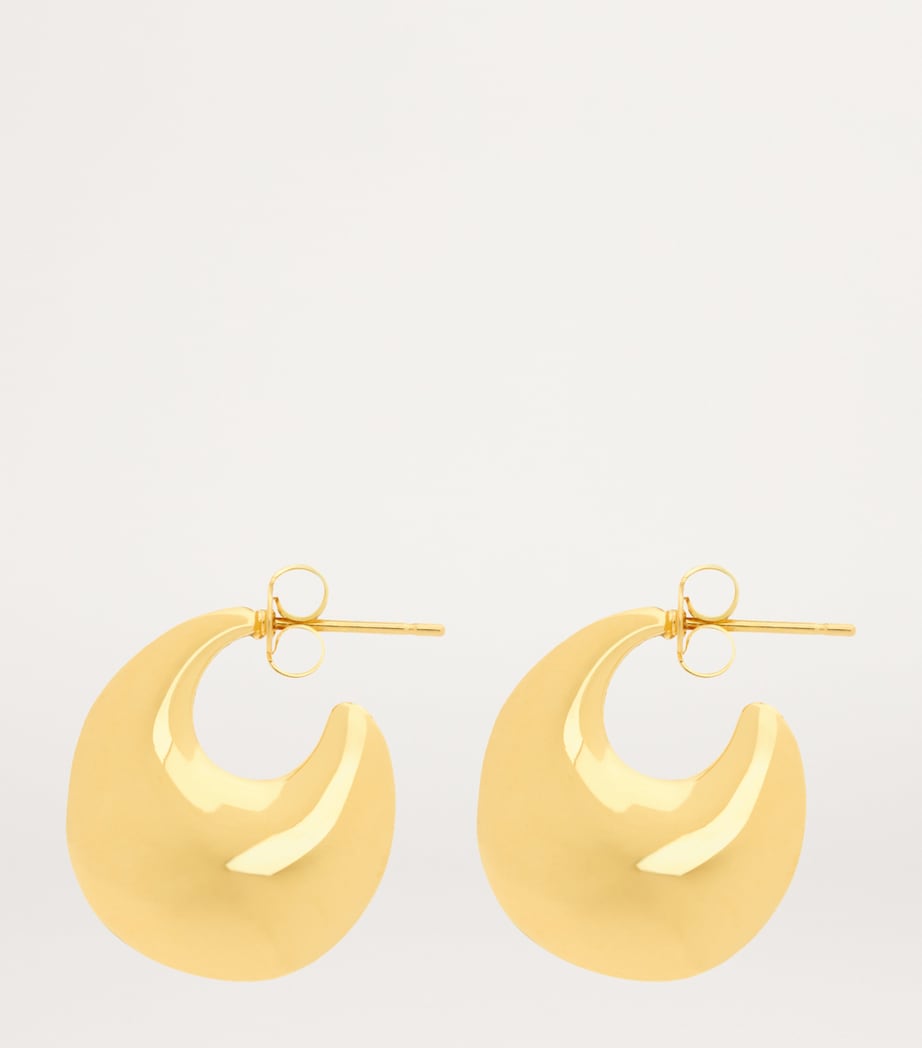 Flat Hoop Earrings 8030 Image 3