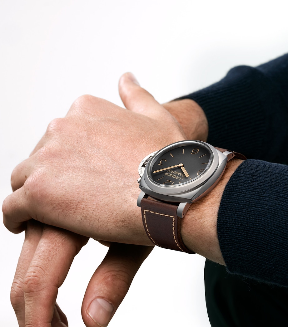 Stainless Steel Luminor Tre Giorni Watch 47mm GREY Image 6