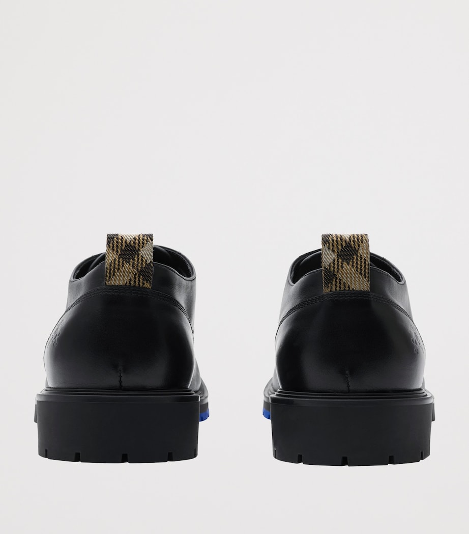 Calf Leather Rogue Derby Shoes BLACK Image 4