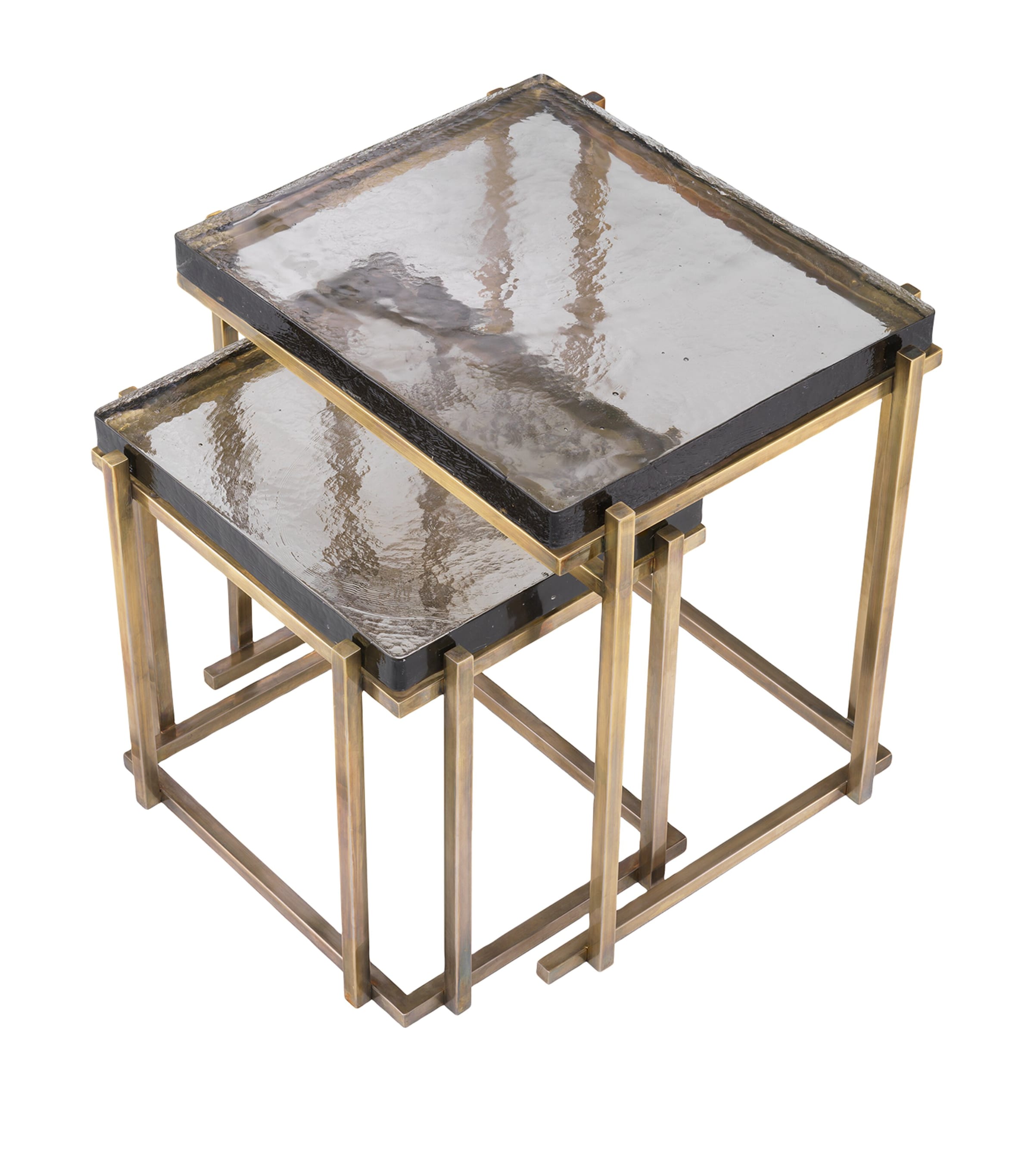 Niemeyer Side Tables (Set of 2) BRASS Image 5