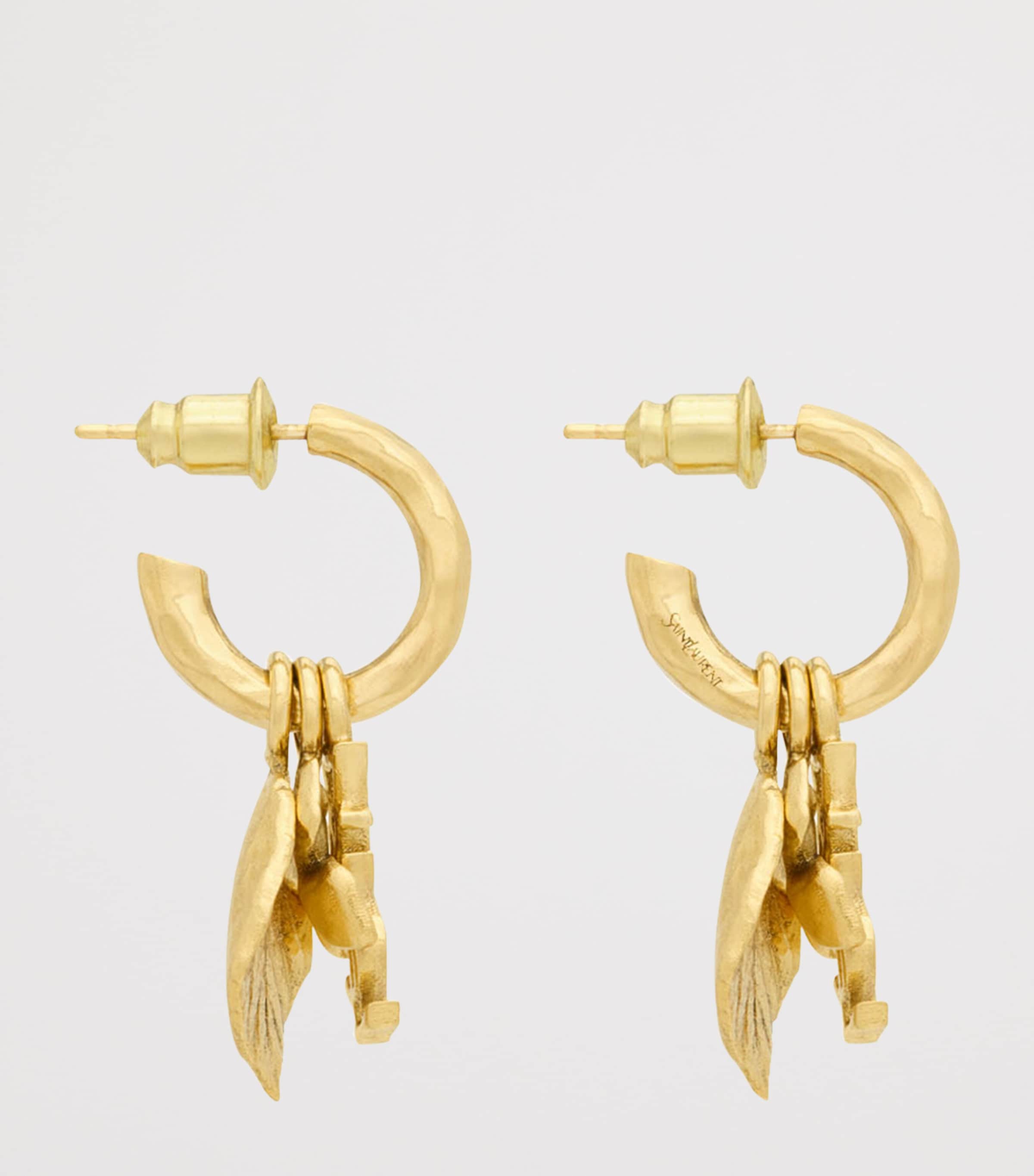 Saint Laurent Cassandre Floral Earrings Image 2