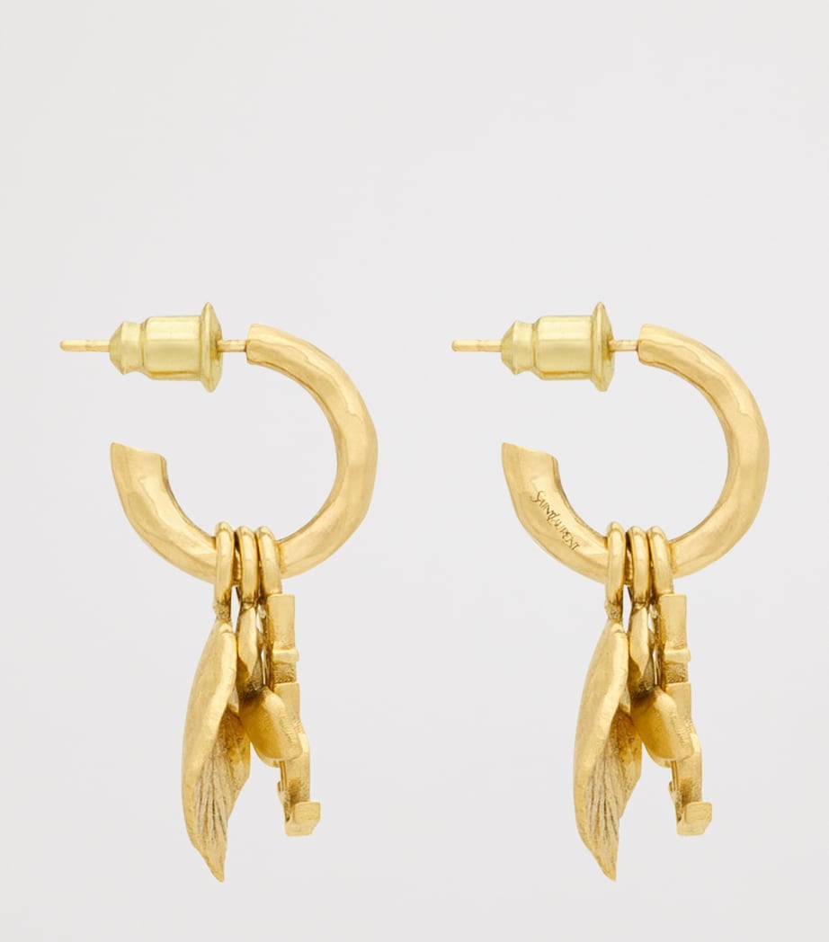 Saint Laurent Cassandre Floral Earrings Image 2
