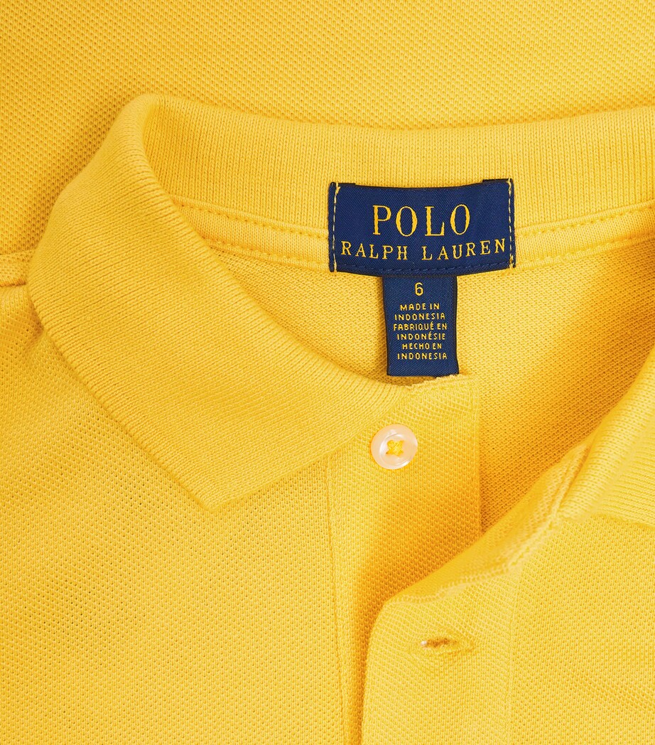 Cotton Polo Shirt (6-14 Years) YELLOW Image 3