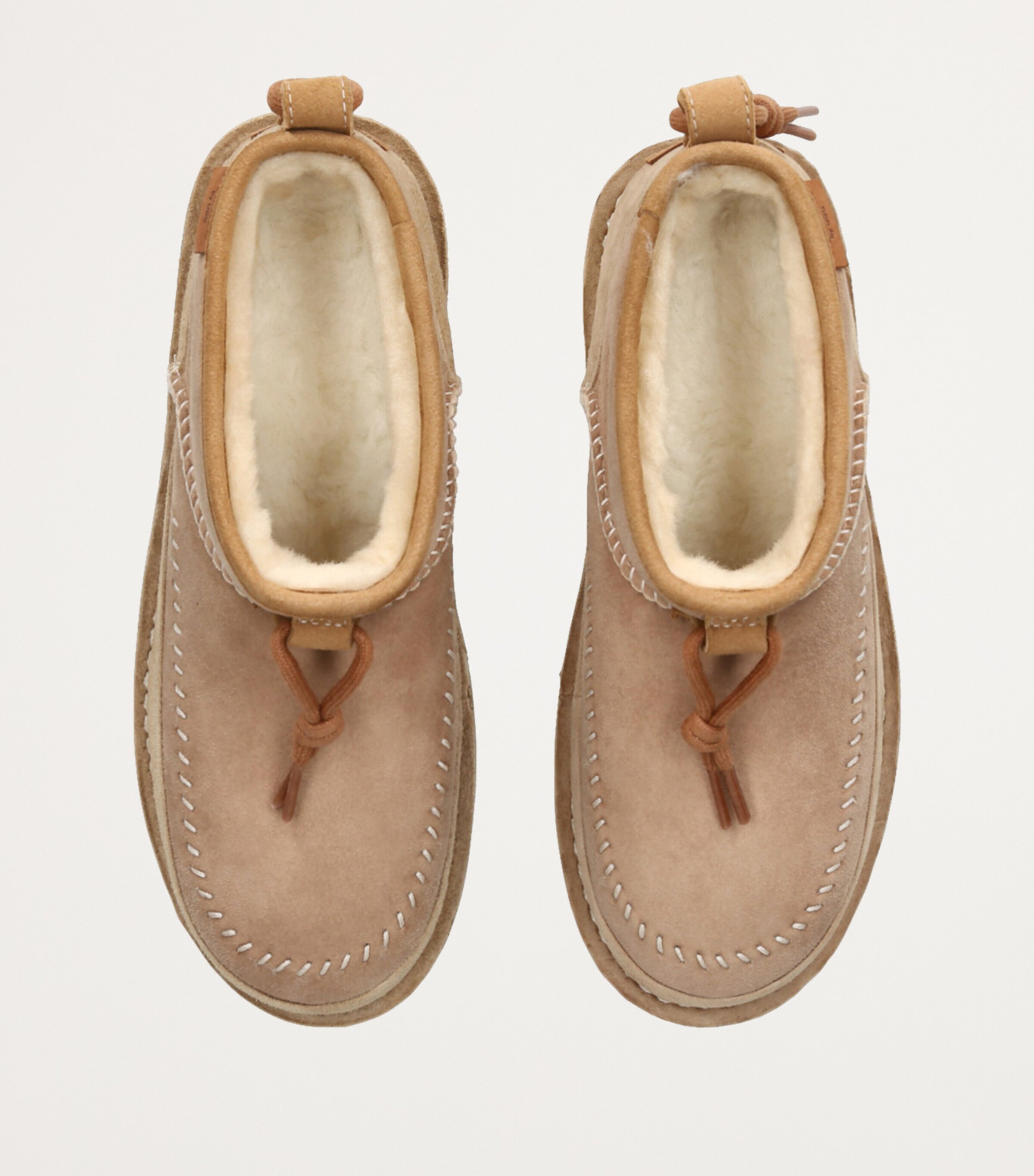 Suede Ultra Mini Crafted Regenerate Boots BEIGE Image 4