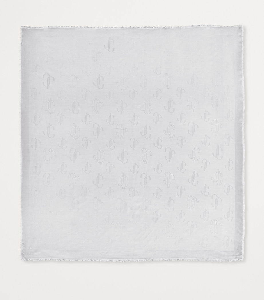 Silk-Wool Emani Scarf A230 ASH Image 2