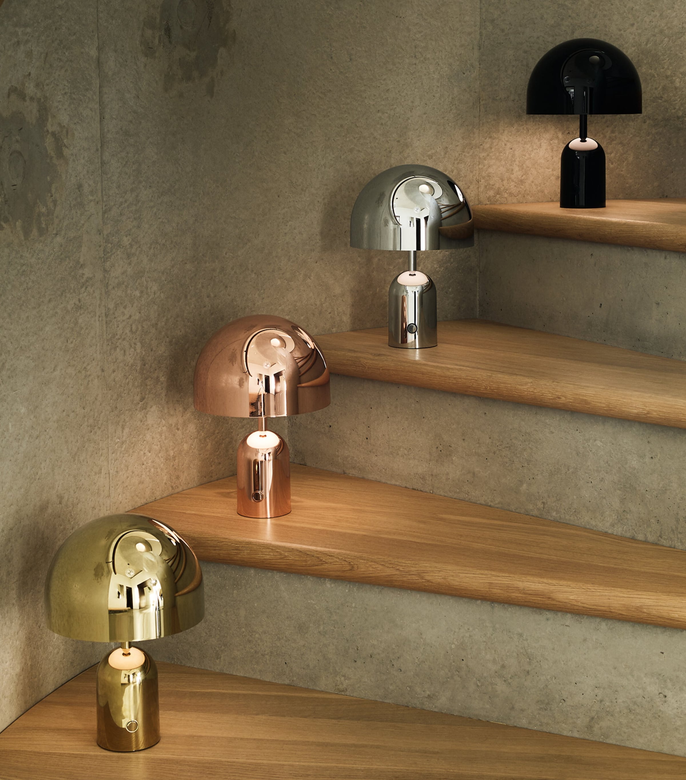 Portable Bell Table Lamp COPPER Image 2