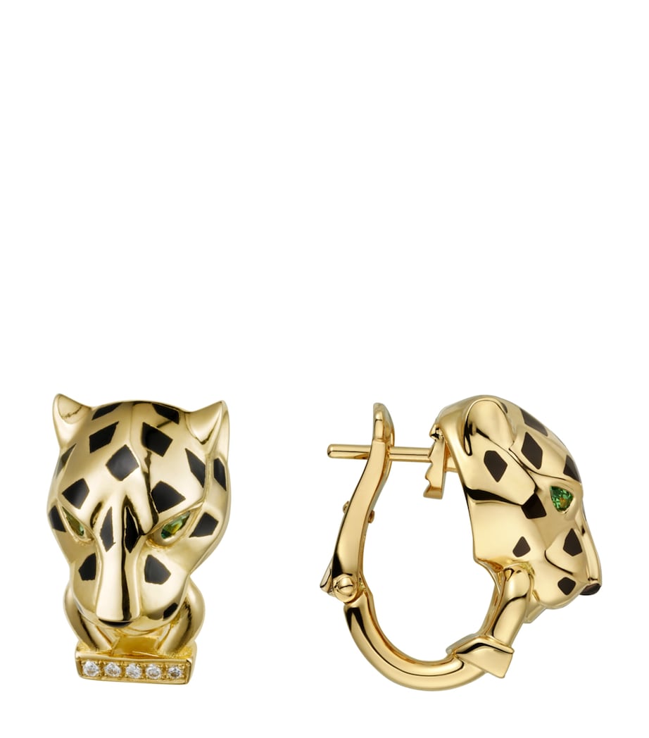 Yellow Gold and Diamond Panthère de Cartier Earrings YELLOW GOLD Image 2
