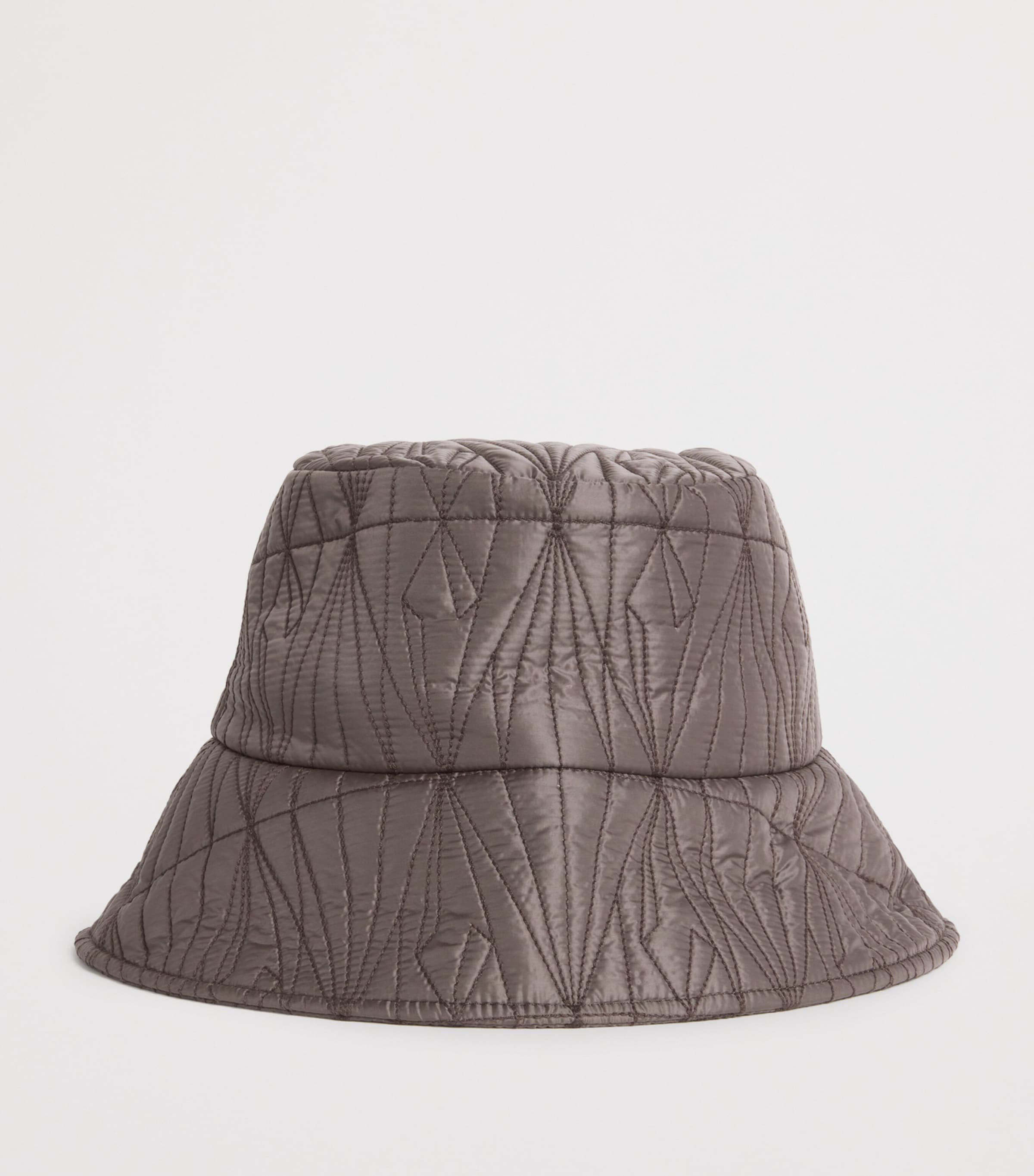 x Moncler Quilted Bucket Hat 828 - DARK DUST Image 2