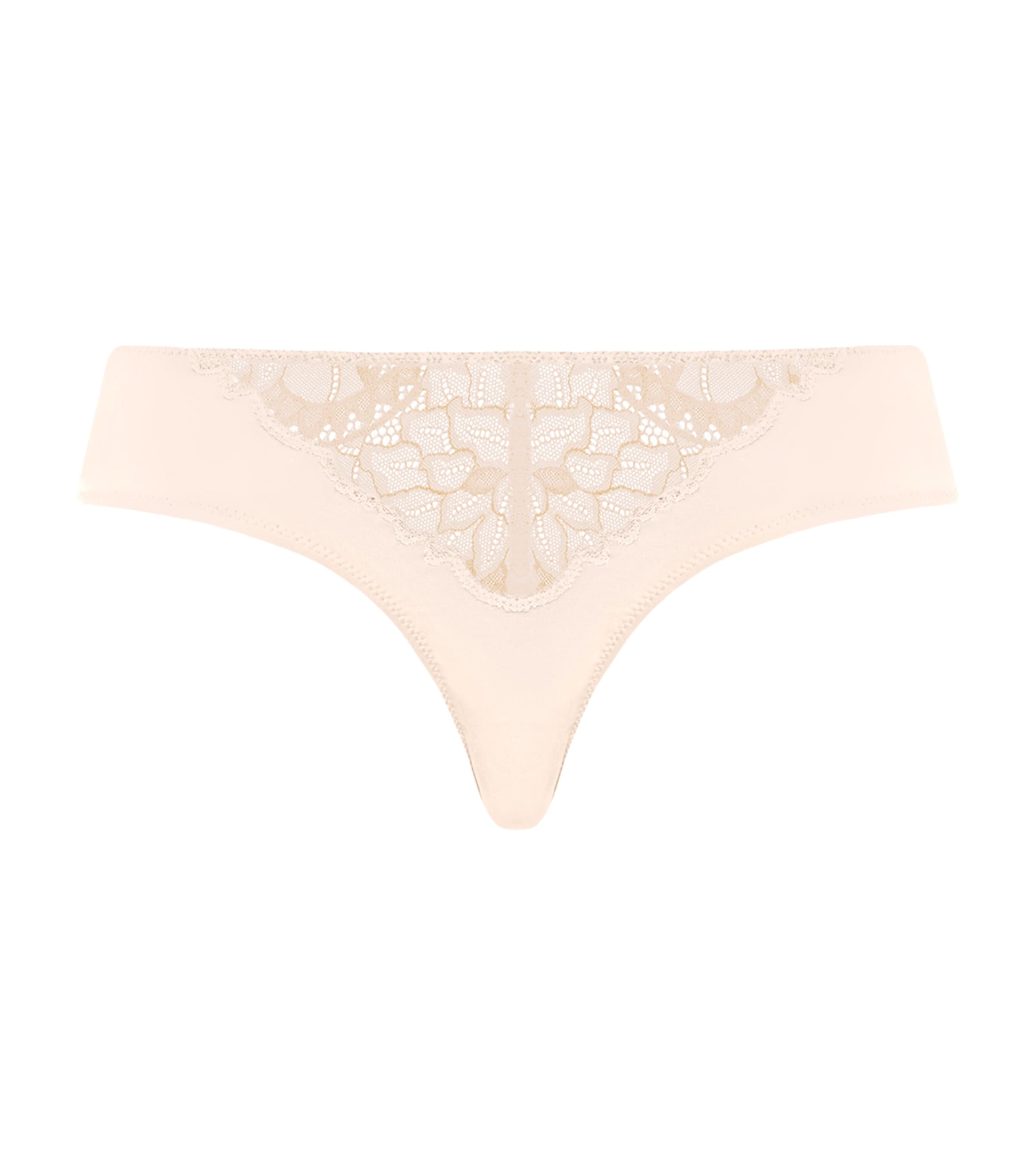 Hanro Womens Azelia Mini Briefs Creamy Glass Image 1