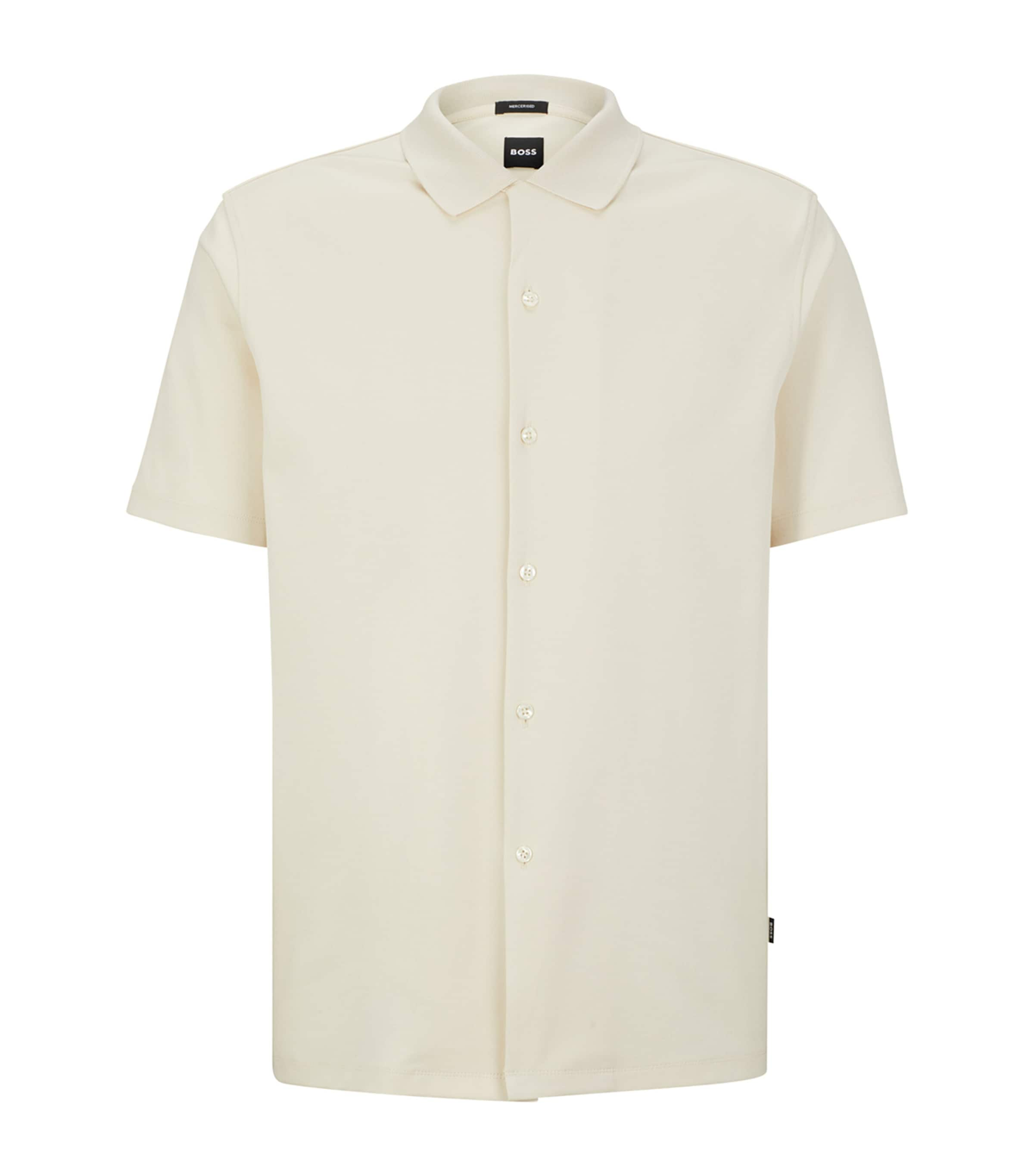 HUGO BOSS COTTON-BLEND SHIRT 