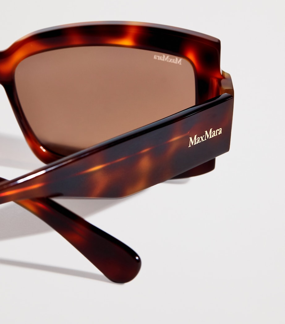 Acetate Square-Frame Sunglasses TAWNY BRONZE BROW Image 5