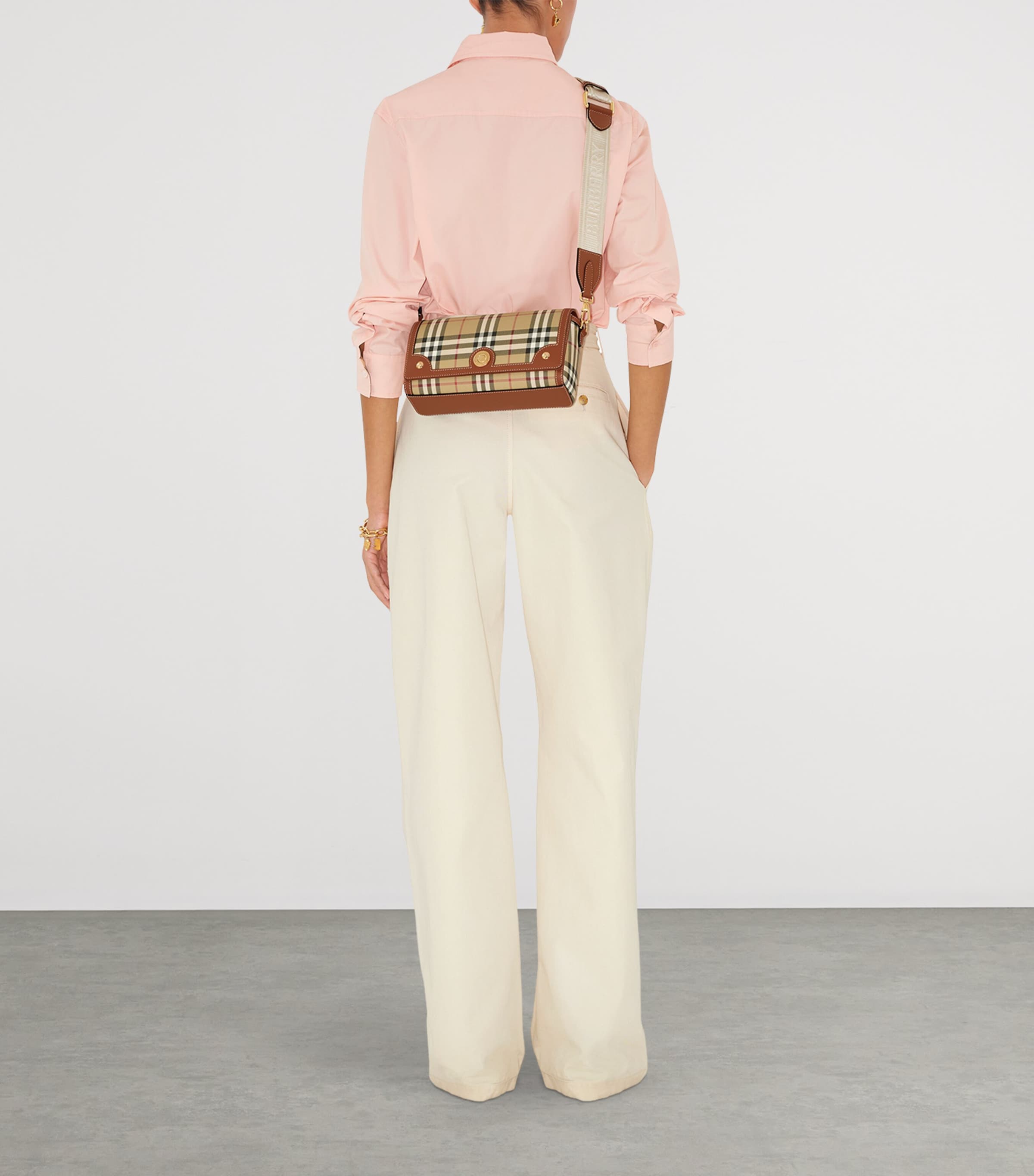 Check Top-Handle Bag VNTG CHK/BRIAR BROWN Image 3