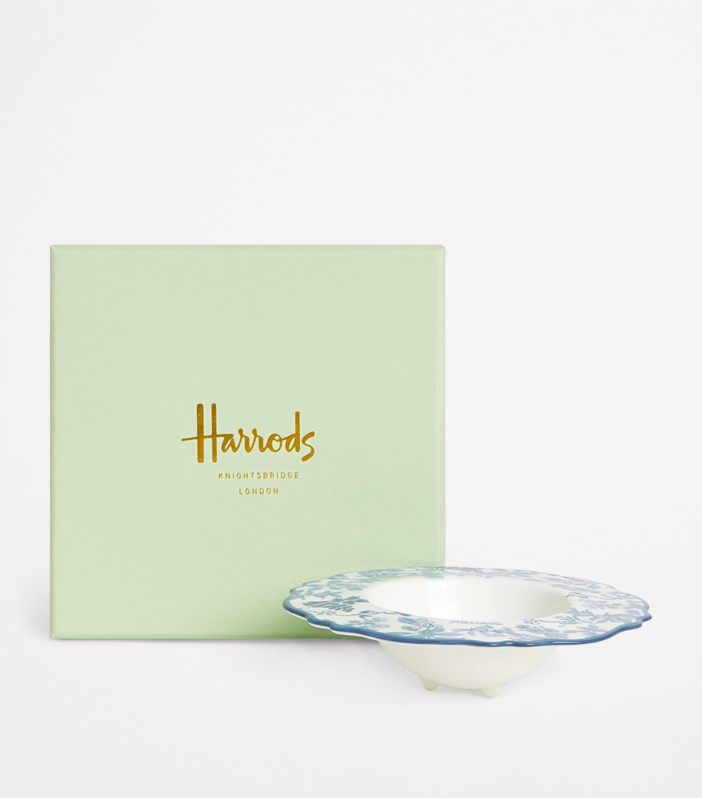 Harrods Bone China Toile Tea Strainer | Harrods US
