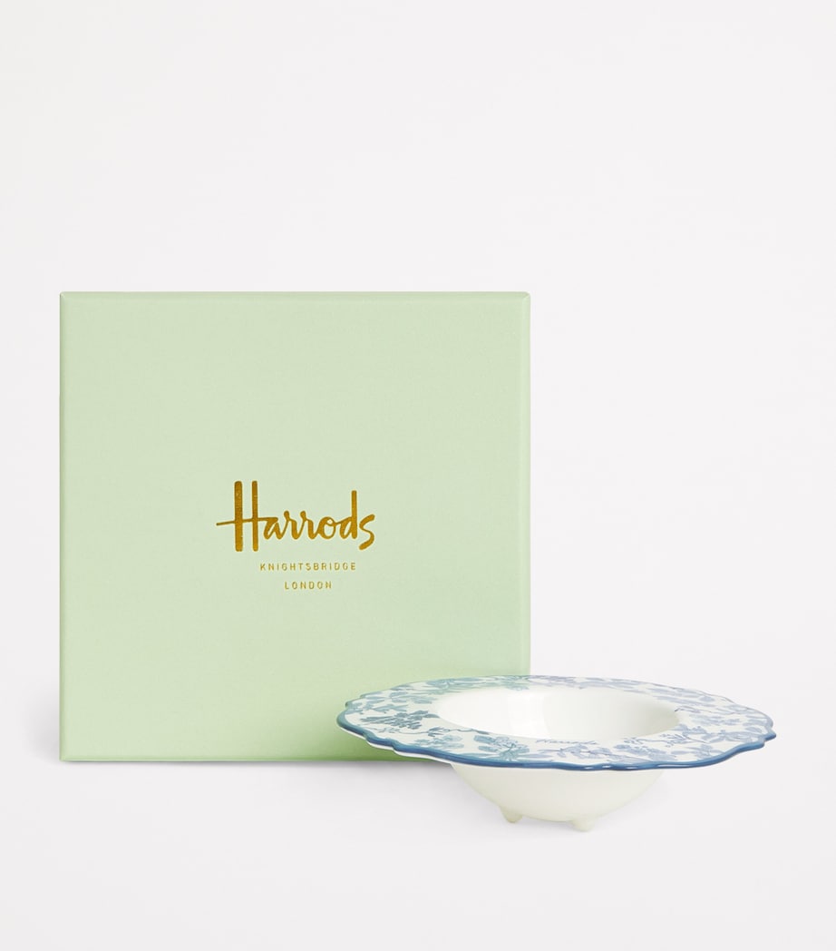 Bone China Toile Tea Strainer BLUE Image 2