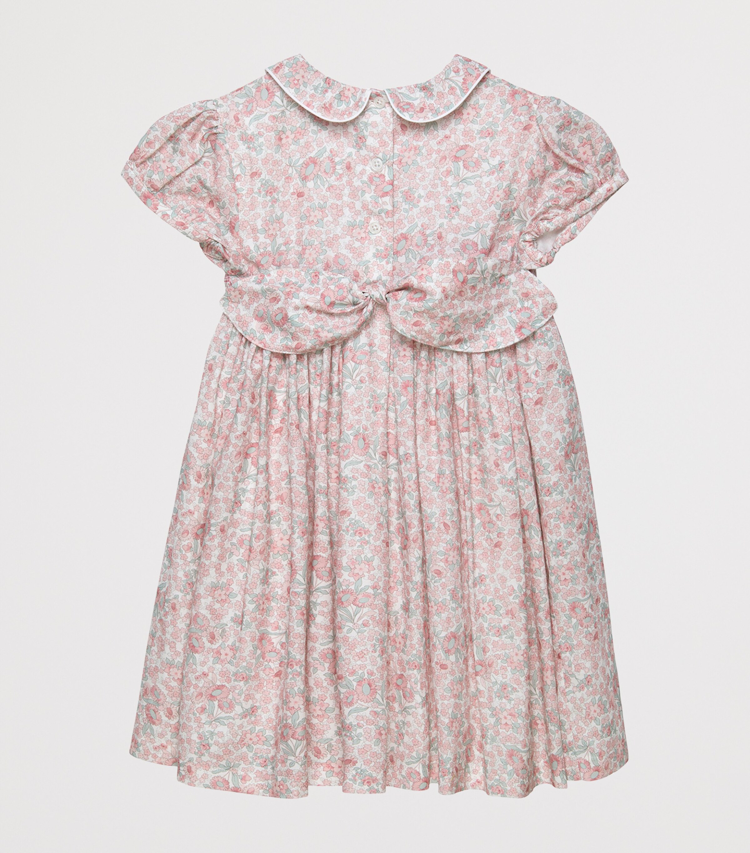 Trotters Floral Arabella Dress (2-5 Years) Pink Floral Image 2