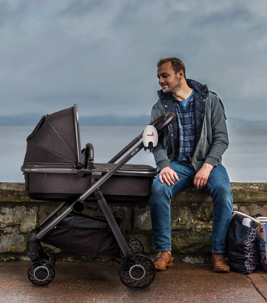 Portable Rockit Baby Rocker WHITE Image 5