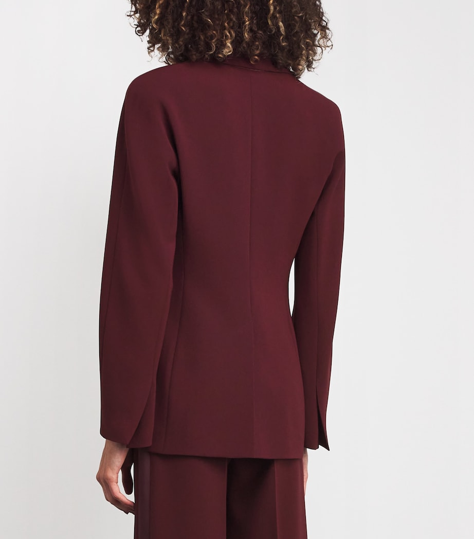 Draped Blazer CHERRY Image 4
