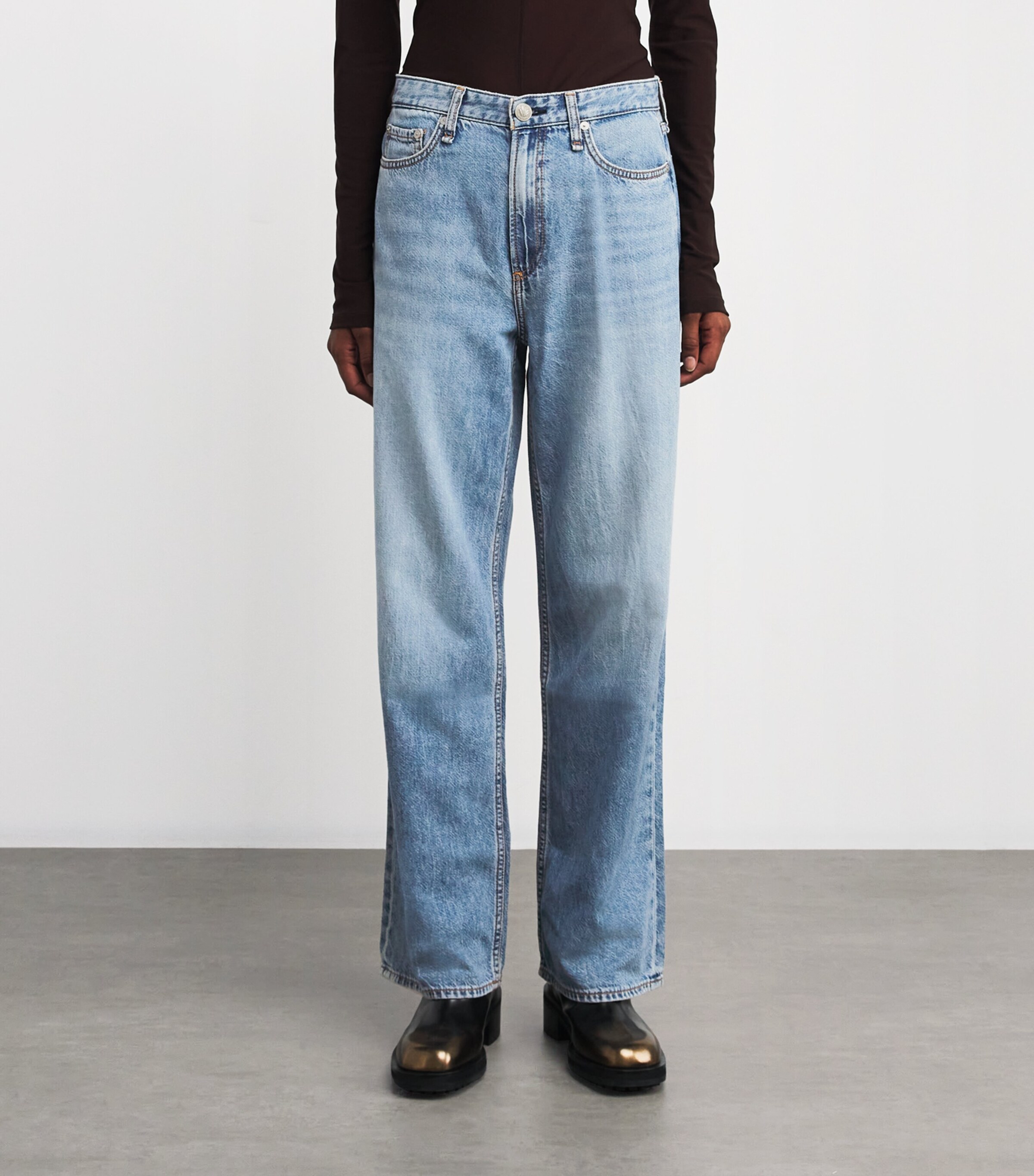 Logan Mid-Rise Wide-Leg Jeans AUDREY Image 3