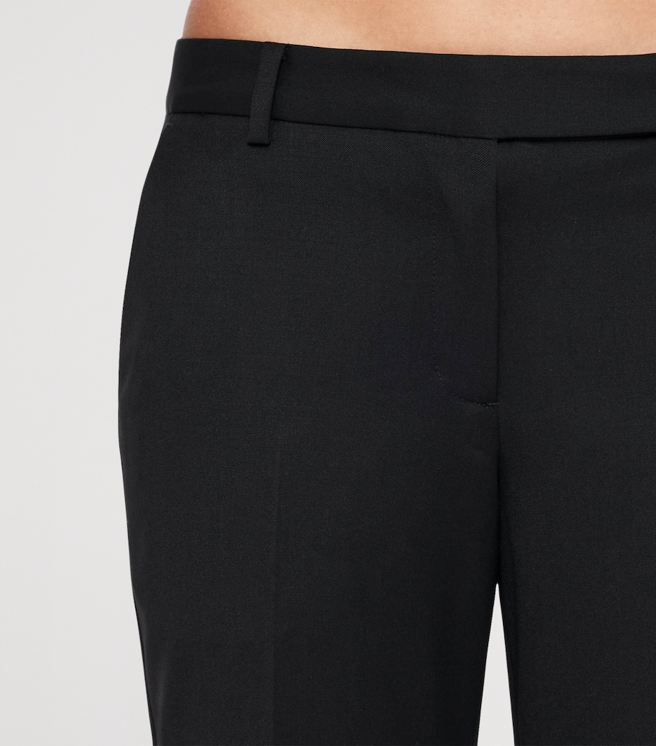 AllSaints Womens Solace Bootcut Trousers Black Image 4