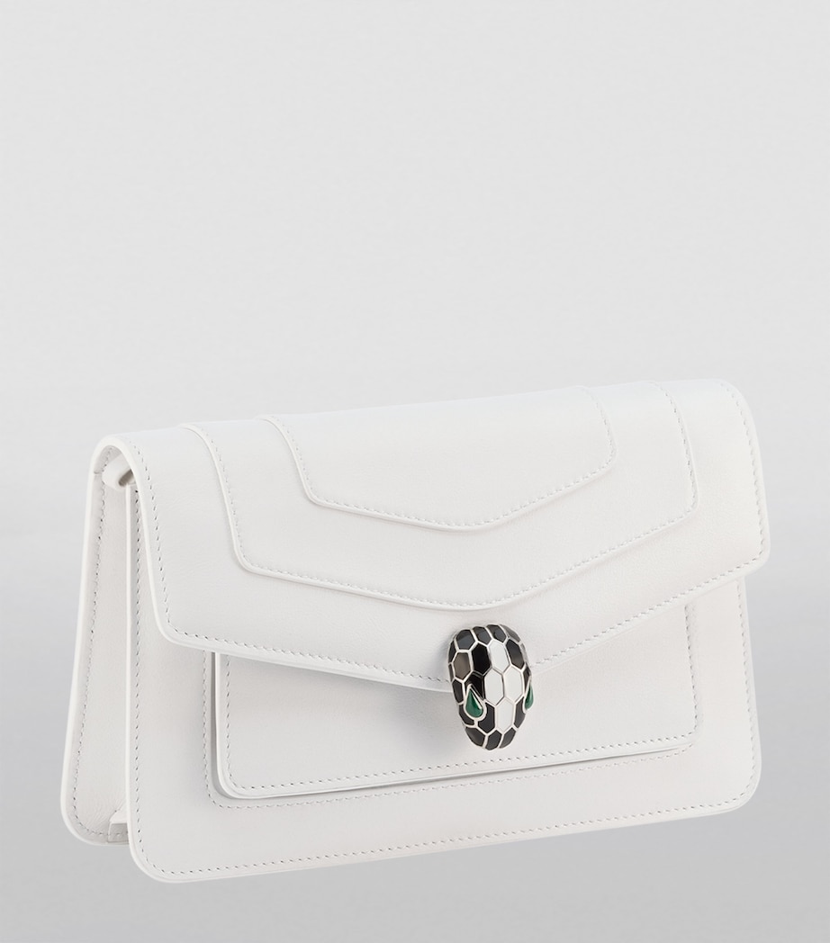 Serpenti Forever East-West Shoulder Bag WHITE Image 2