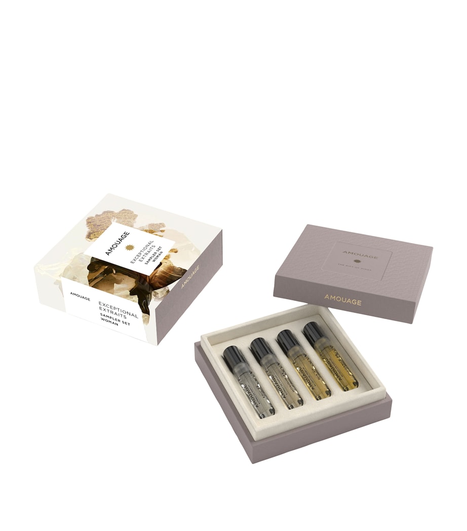 Amouage Women’s Exceptional Extraits Sample Set (4 x 2ml) Image 1