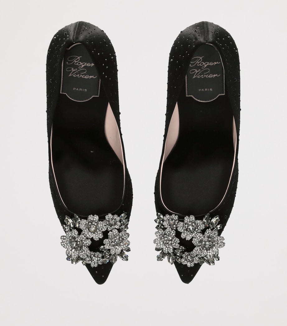 RV Bouquet Strass Buckle Pumps 85 BLACK Image 4