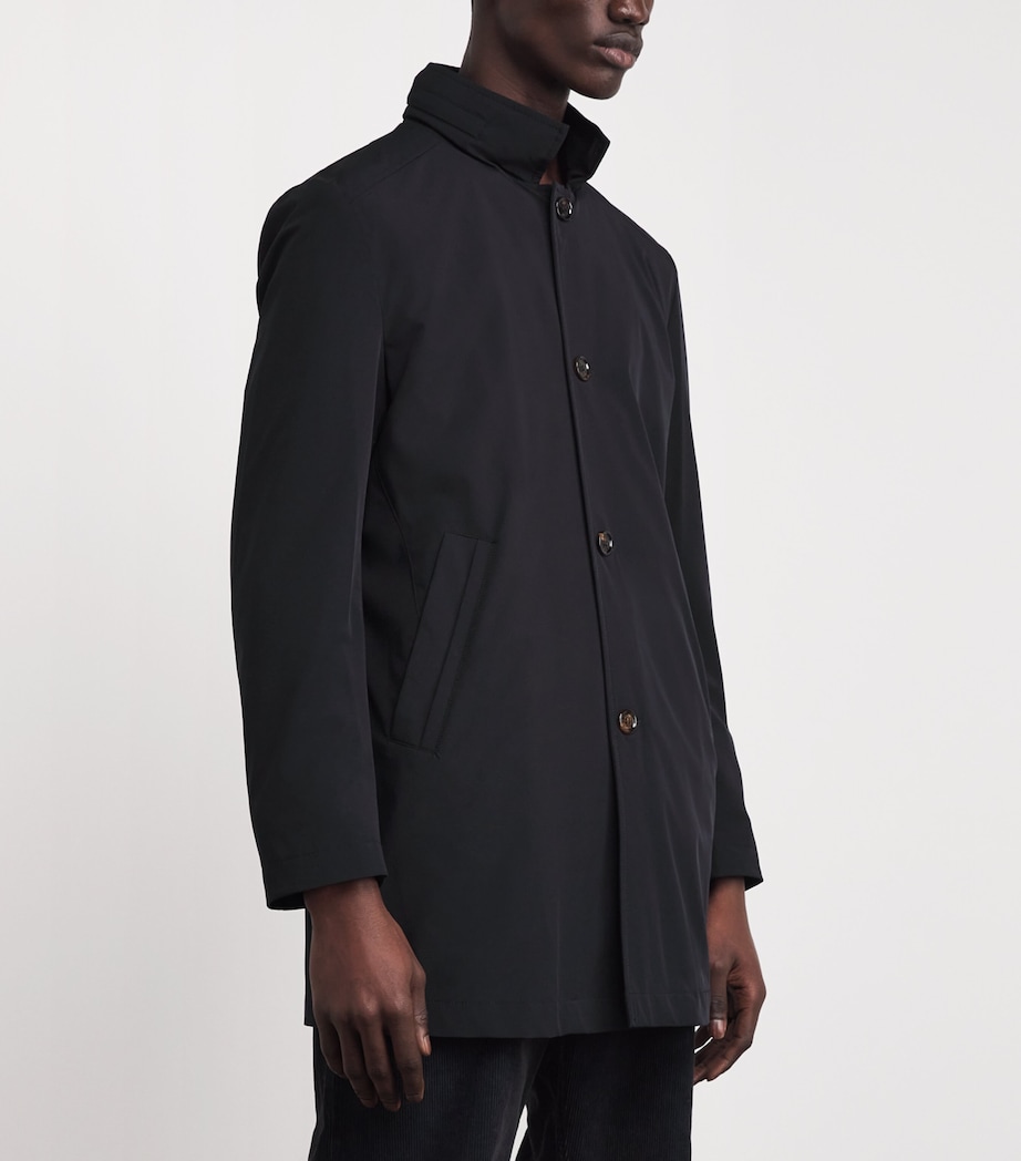 Water-Repellent Hektor-KN Overcoat DARK BLU U0402 Image 3