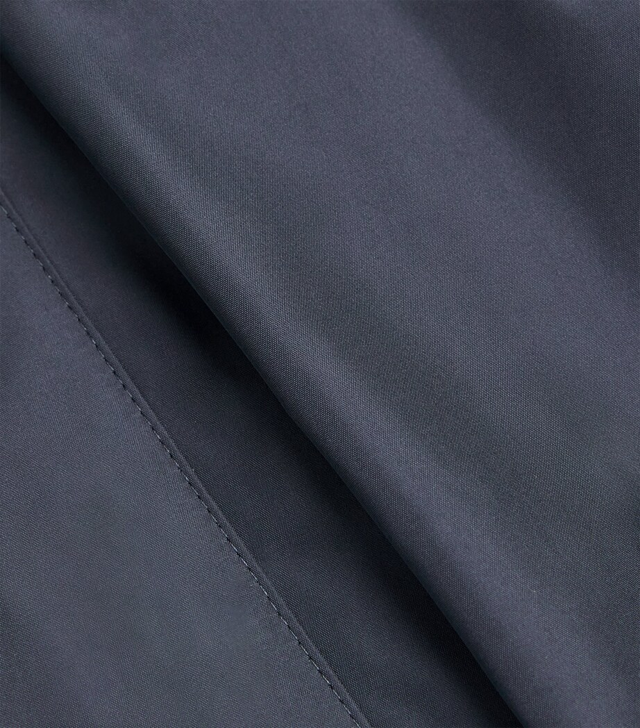 Windproof Short Zip-Up Jacket 9200BLU NAVY Image 5