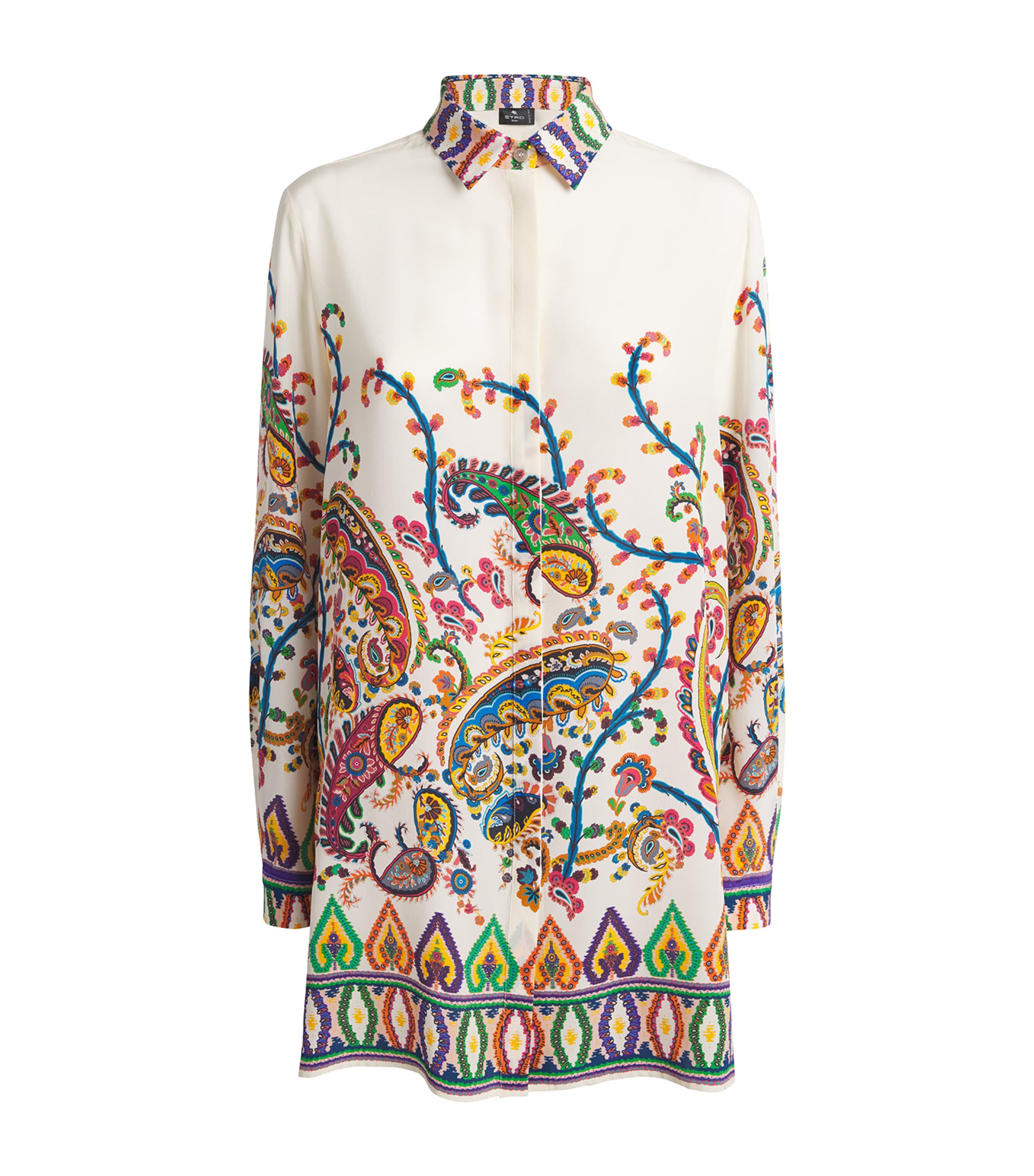 Silk Paisley Shirt X0800 Image 1