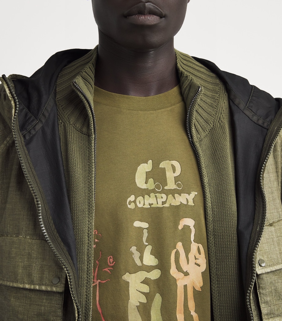 Cotton Logo T-Shirt 652 CAPERS Image 6