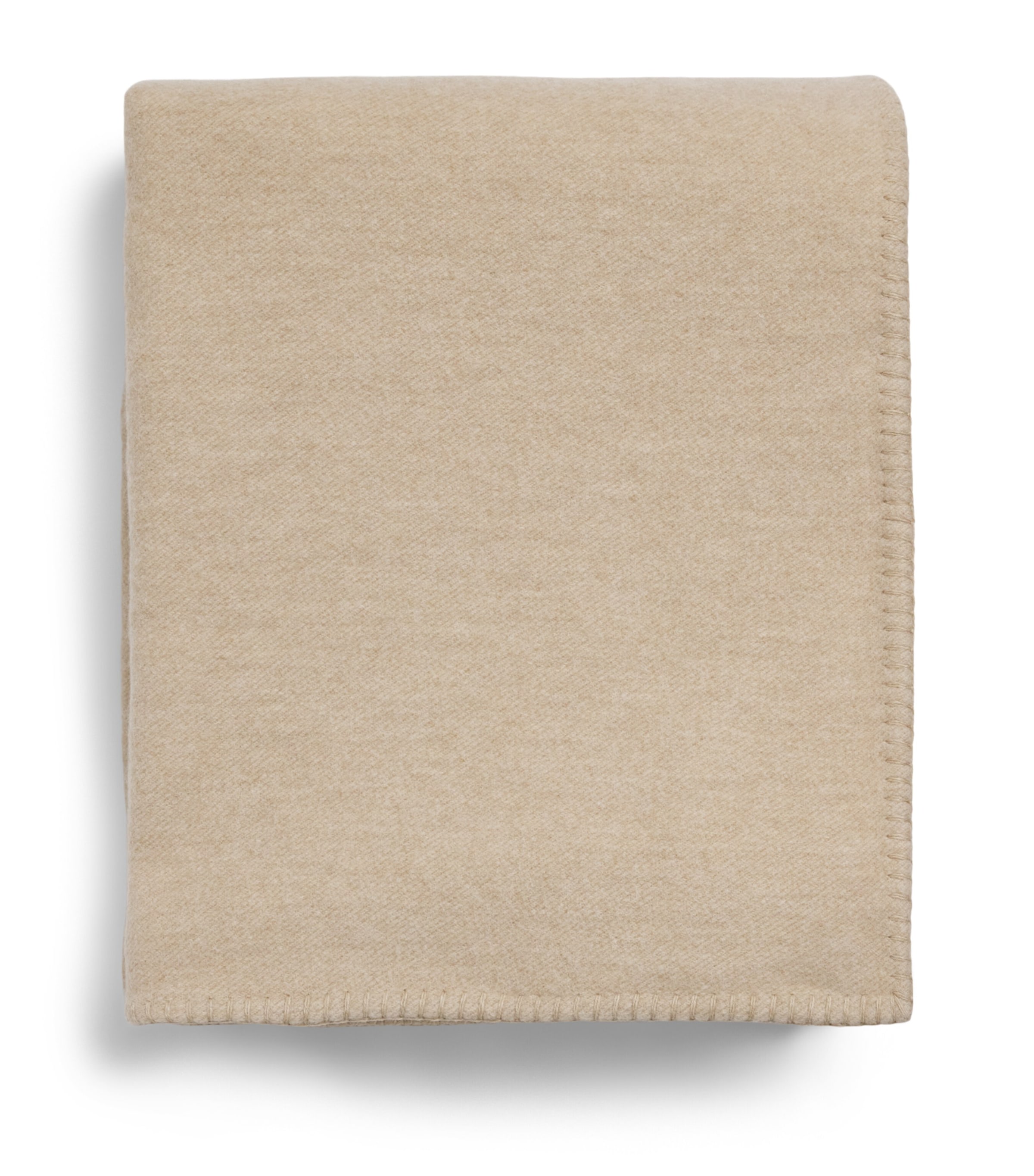 Harrods of London Valatzu Reversible Blanket (137cm x 180cm) Niger & Ecru Image 1