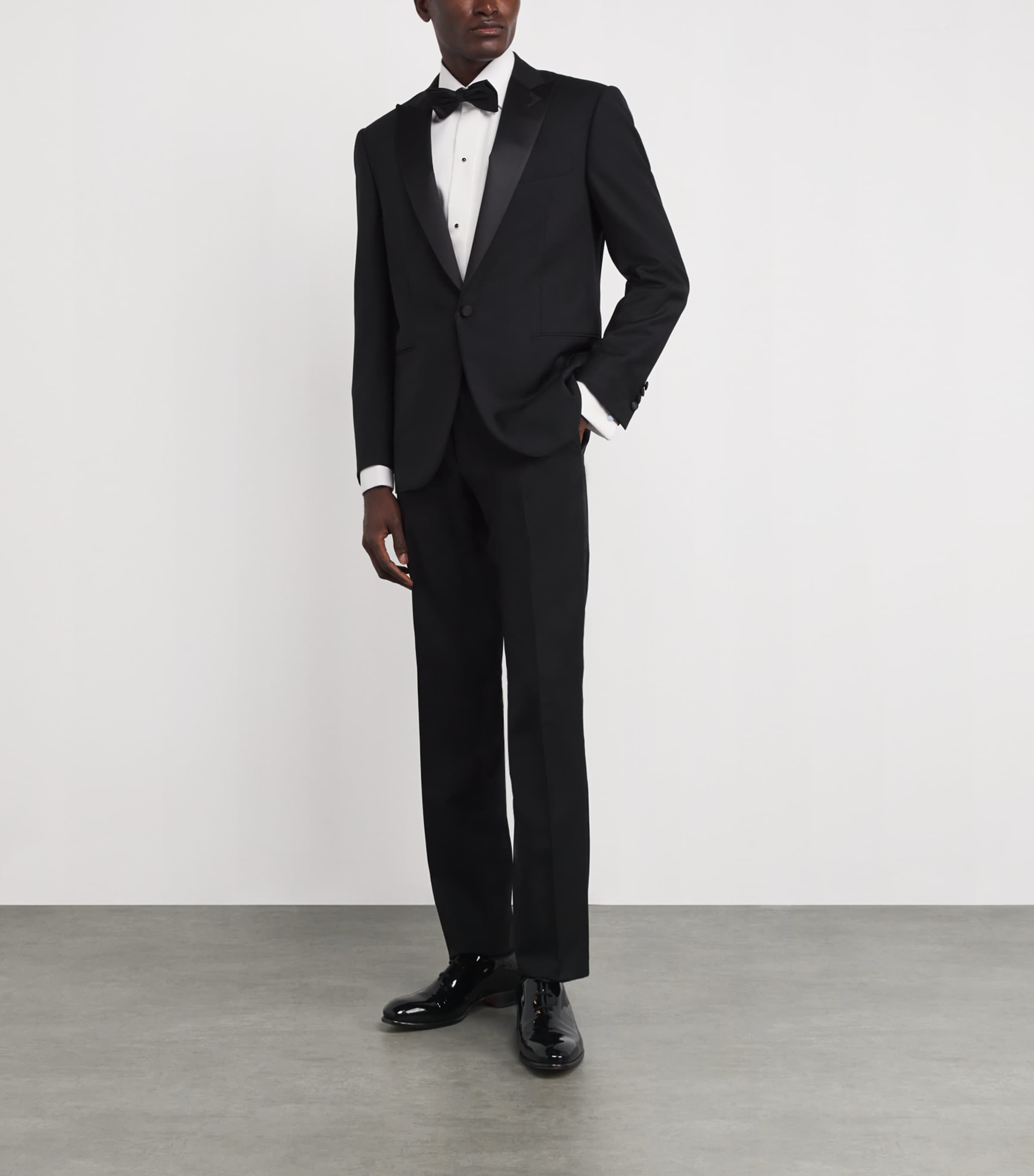 Pique-Front Slim-Fit Shirt 00 WHITE Image 2