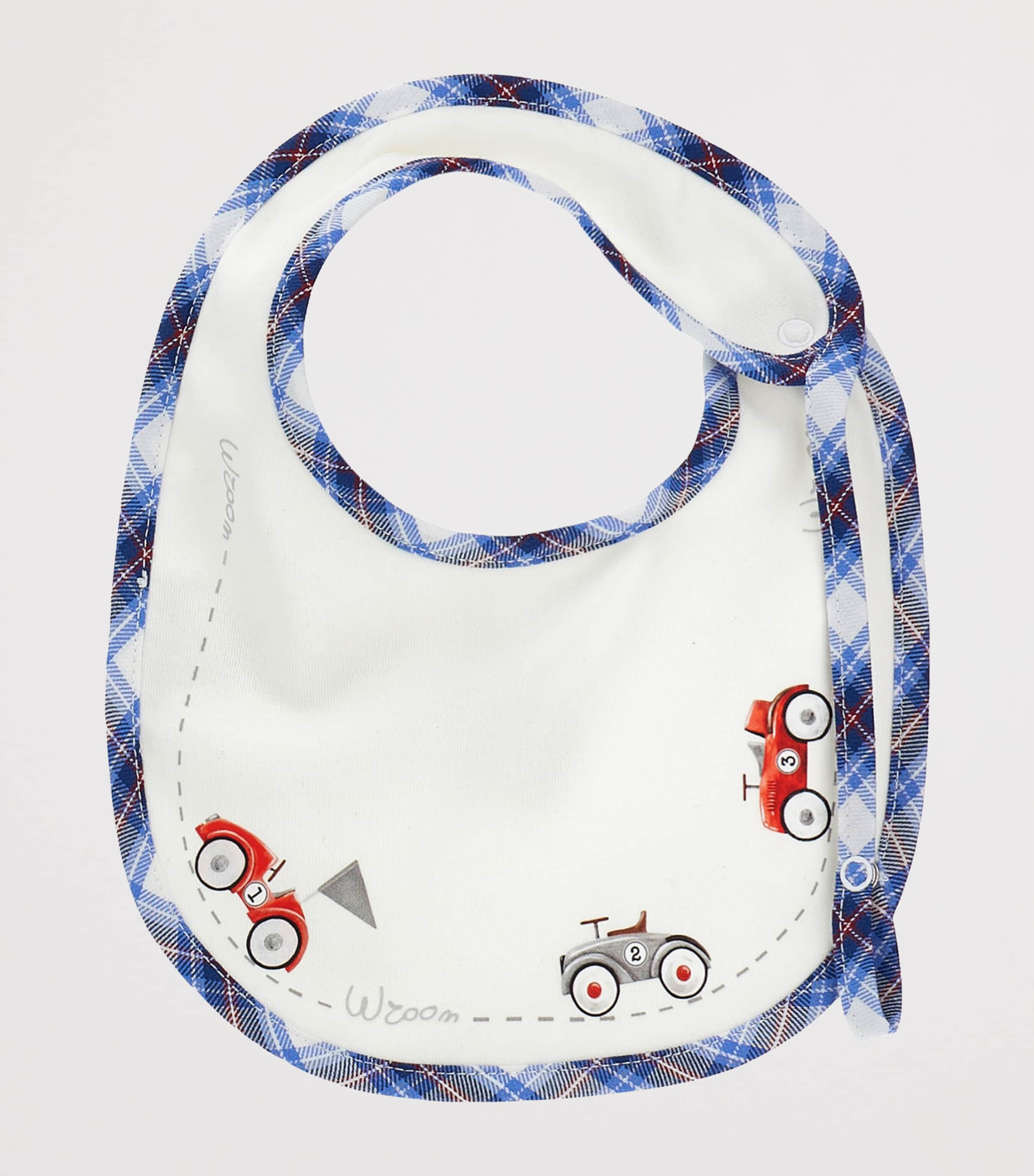 Racing Car All-In-One, Bib and Hat (1-9 Months) PANNA+RUBINO Image 3