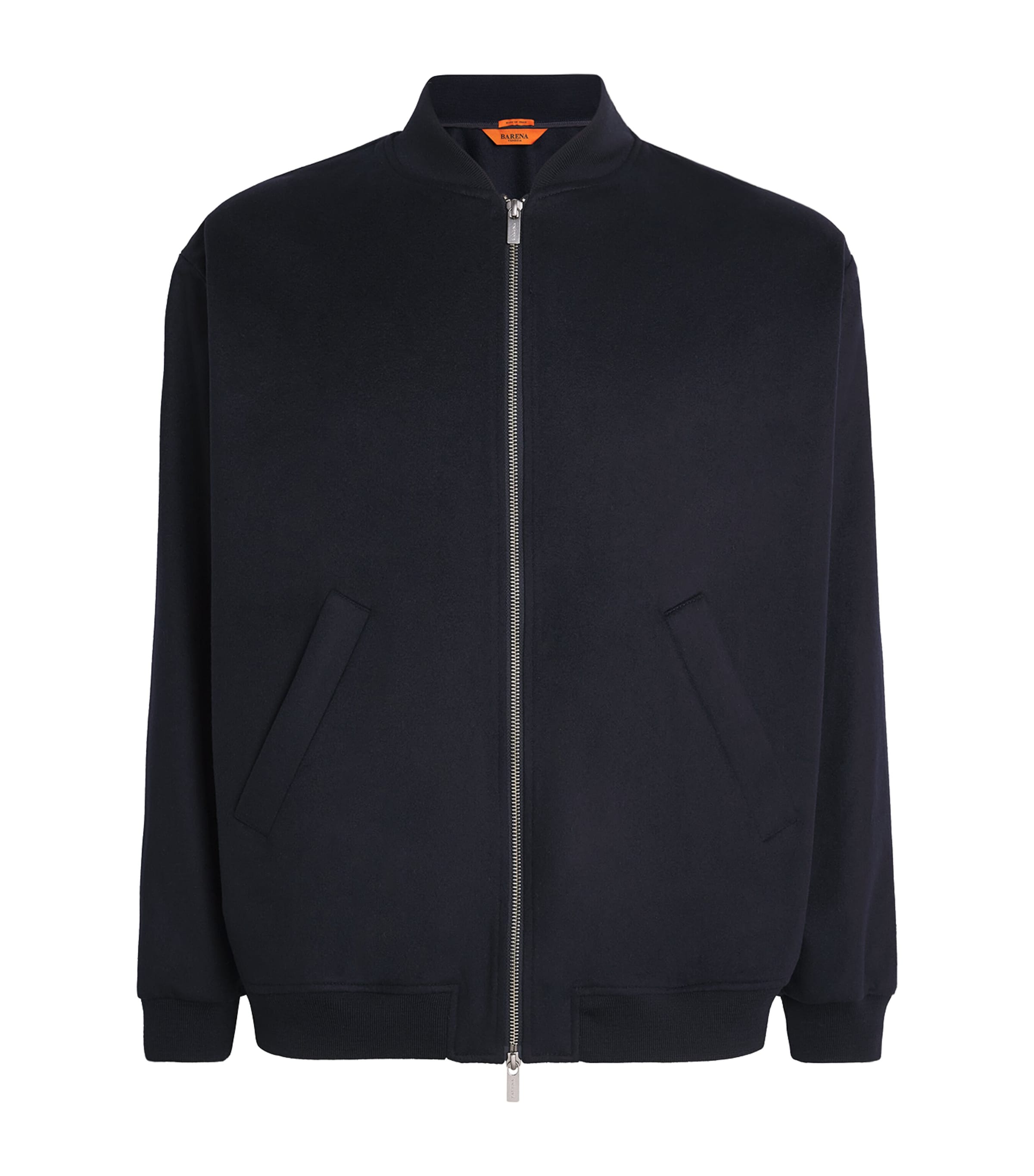 Cashmere Bomber Jacket 170NAVY Image 1