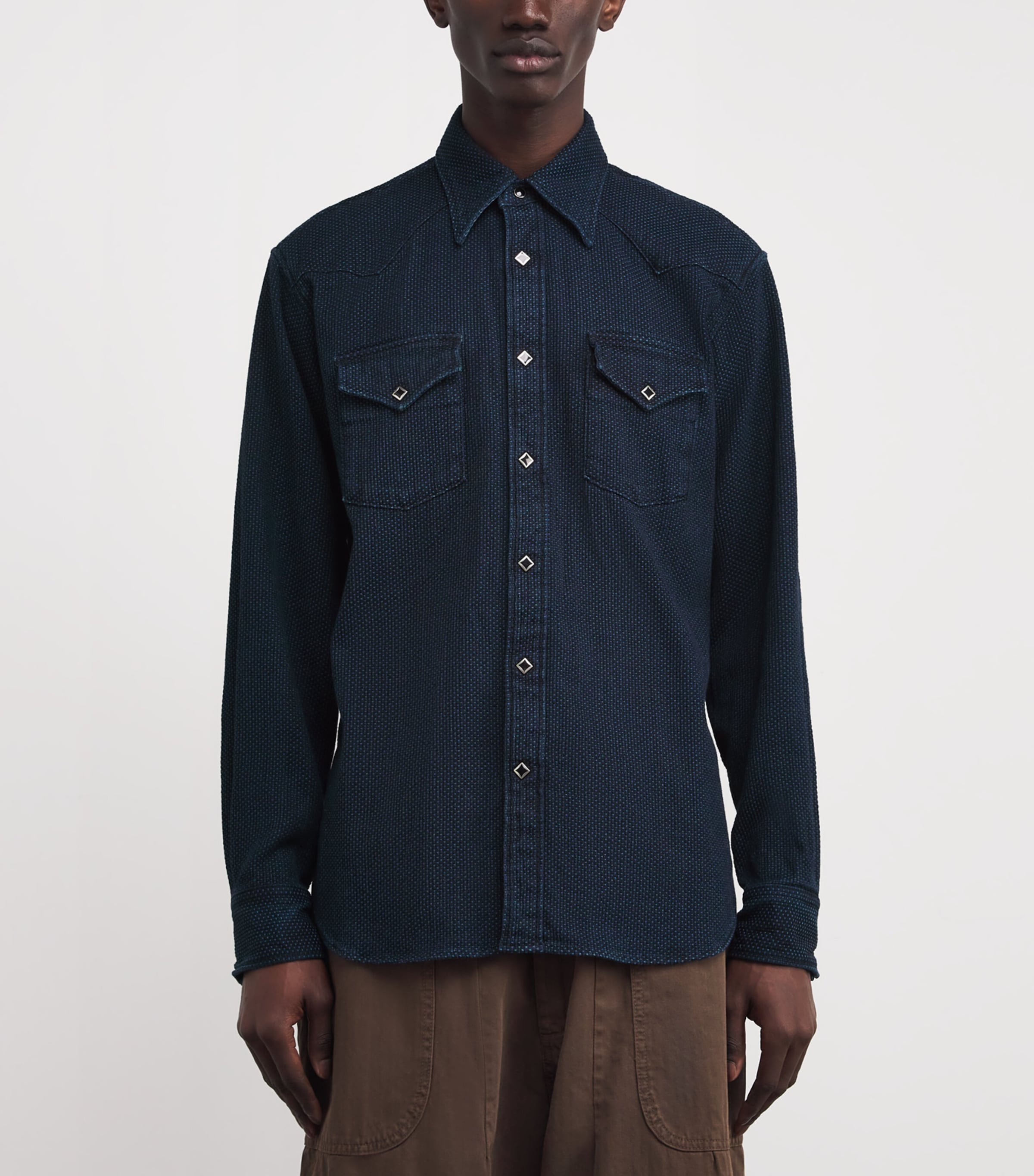 Cotton Woven Overshirt IDG Image 3