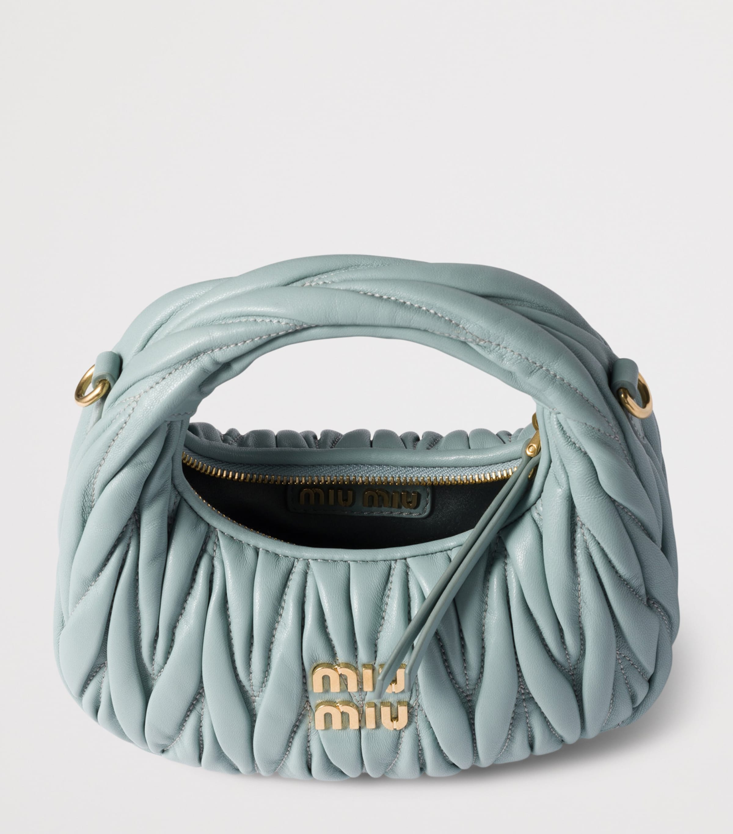 Miu Miu Matelassé Leather Wander Top-Handle Bag Image 5