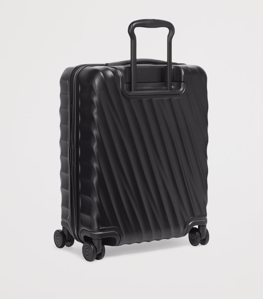 Continental Slim Carry-On Suitcase (55cm) BLACK TEXTURED 6153 Image 4