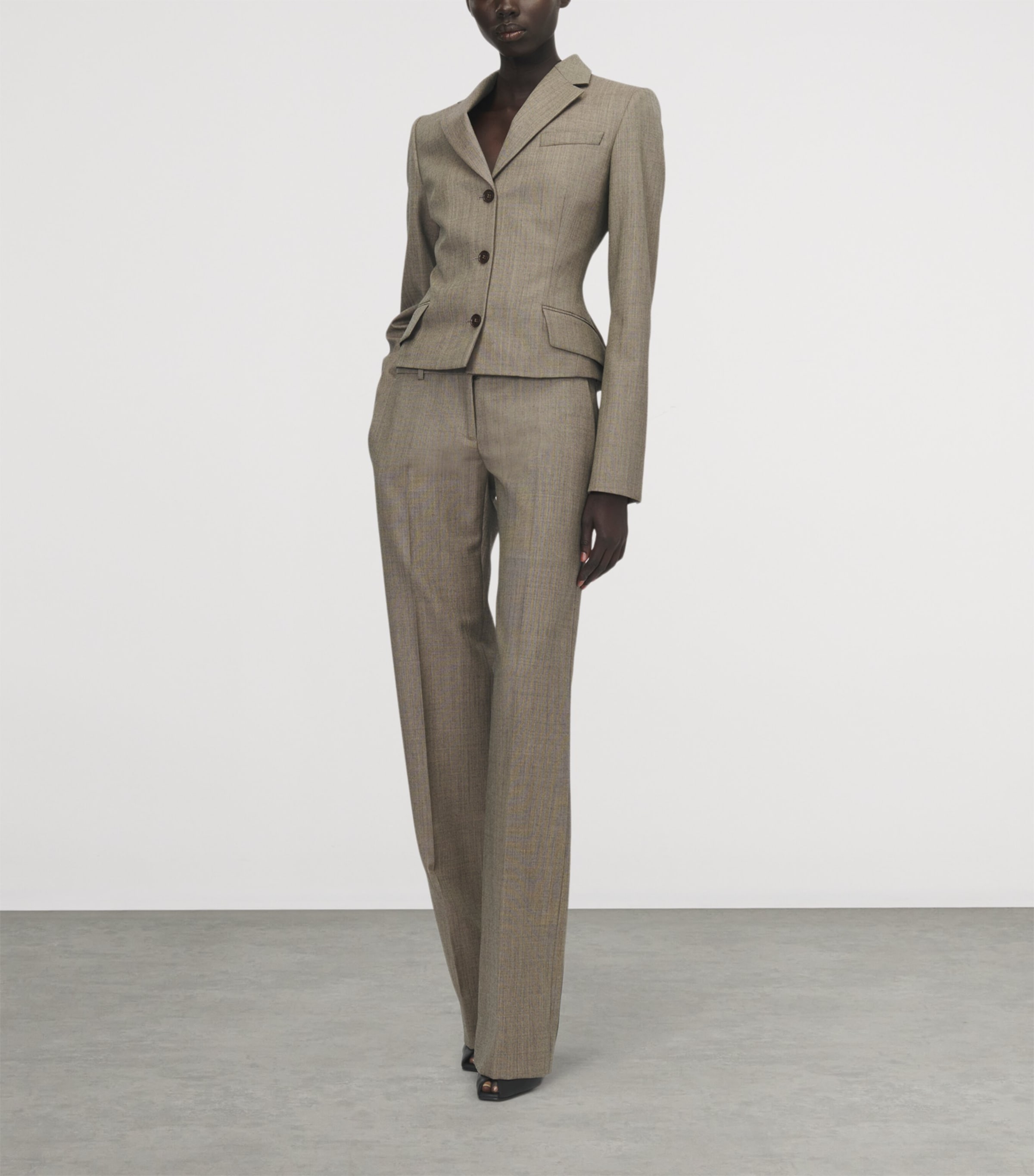 McQueen Womens Wool Blazer Image 2