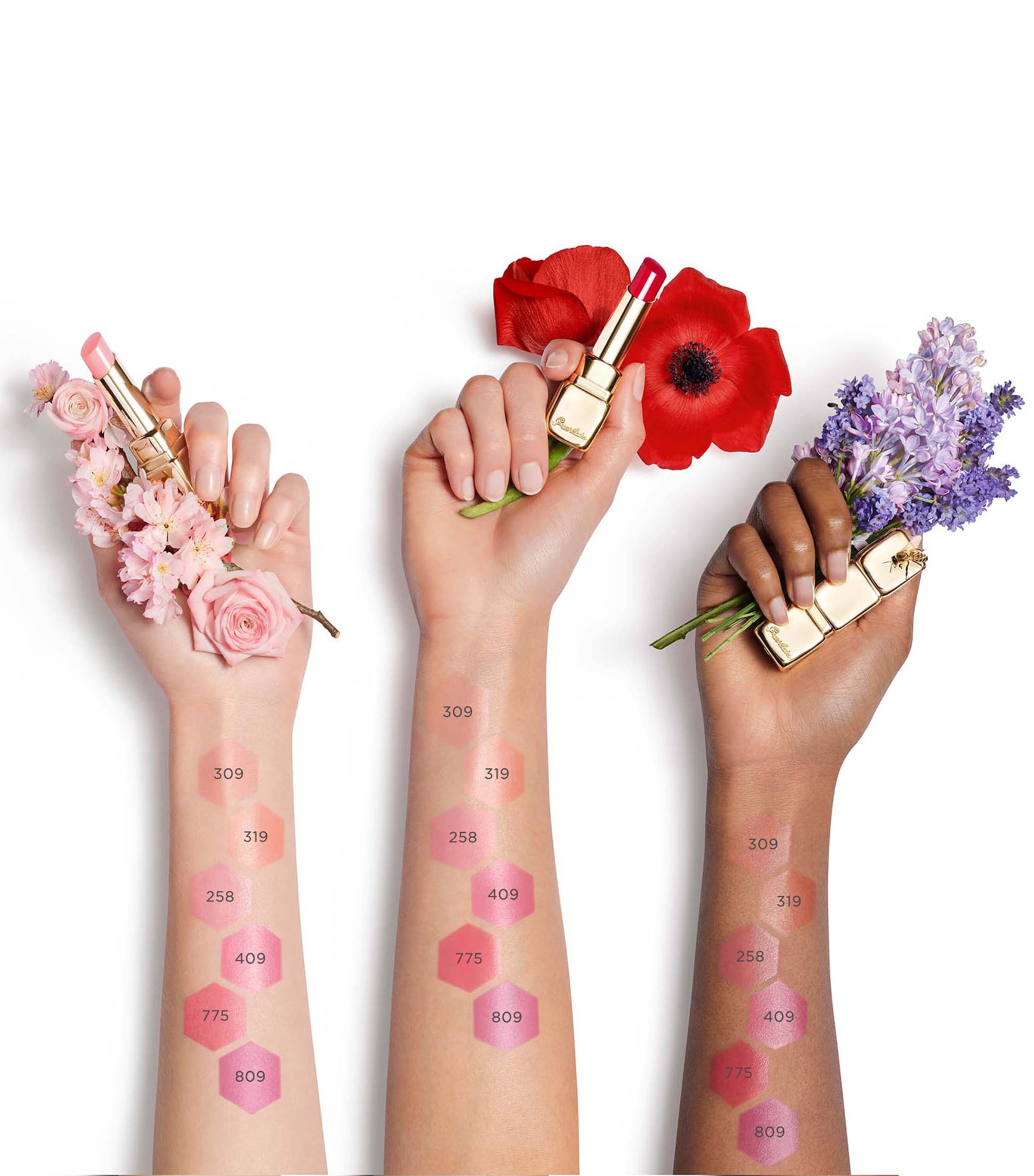 KissKiss Bee Glow Honey Tint Balm (3.2g) 775 POPPY Image 4