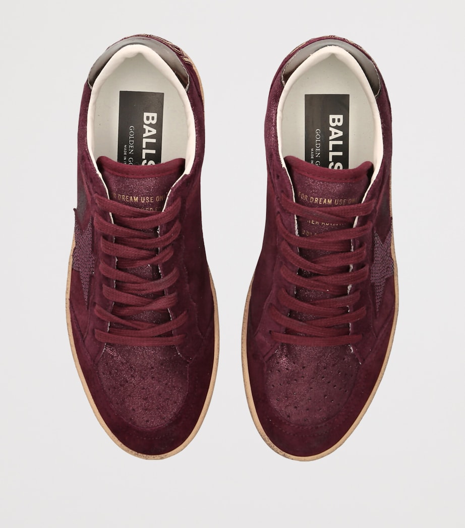 Suede Ballstar Sneakers WINE COMB Image 4