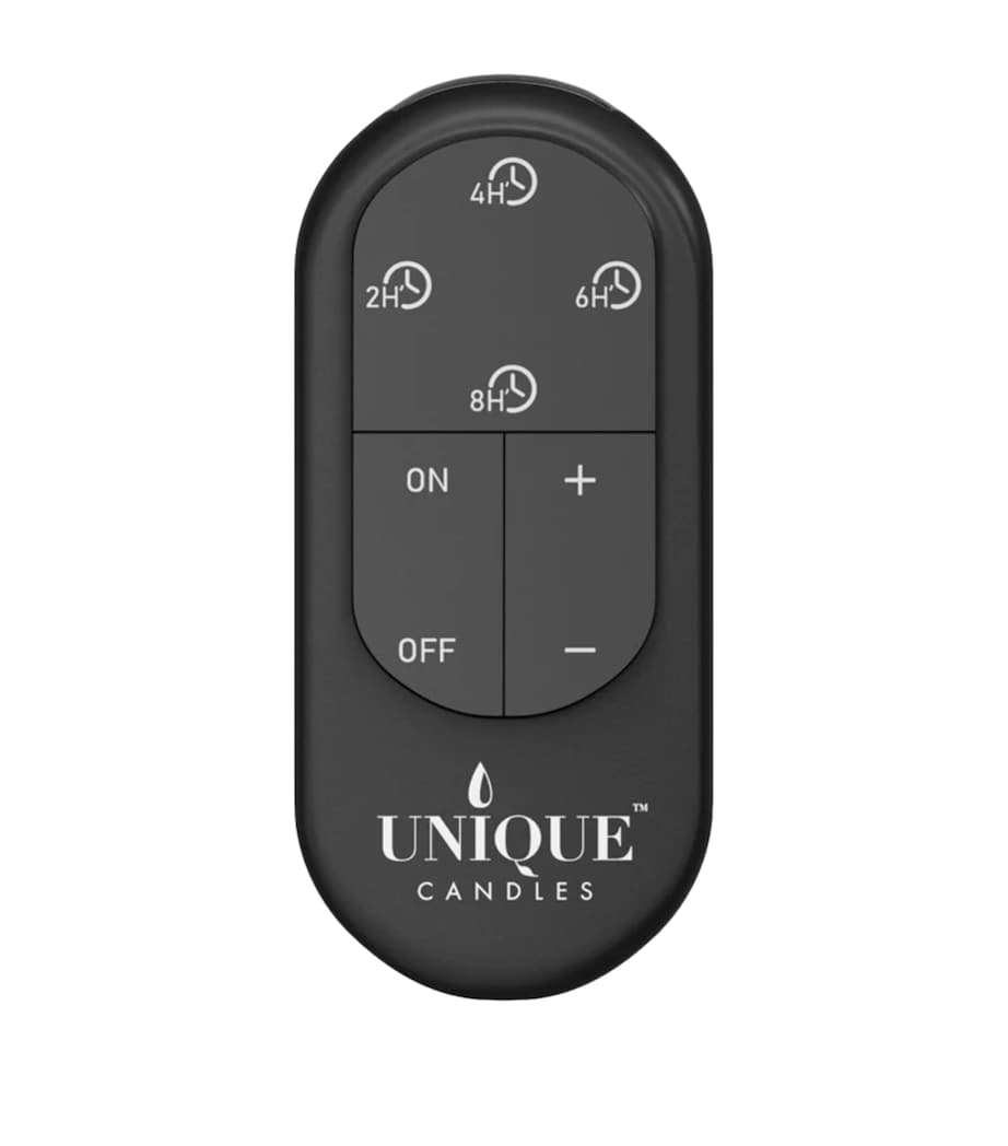 Deluxe Homeart Unique Candles Remote Control Black Image 1