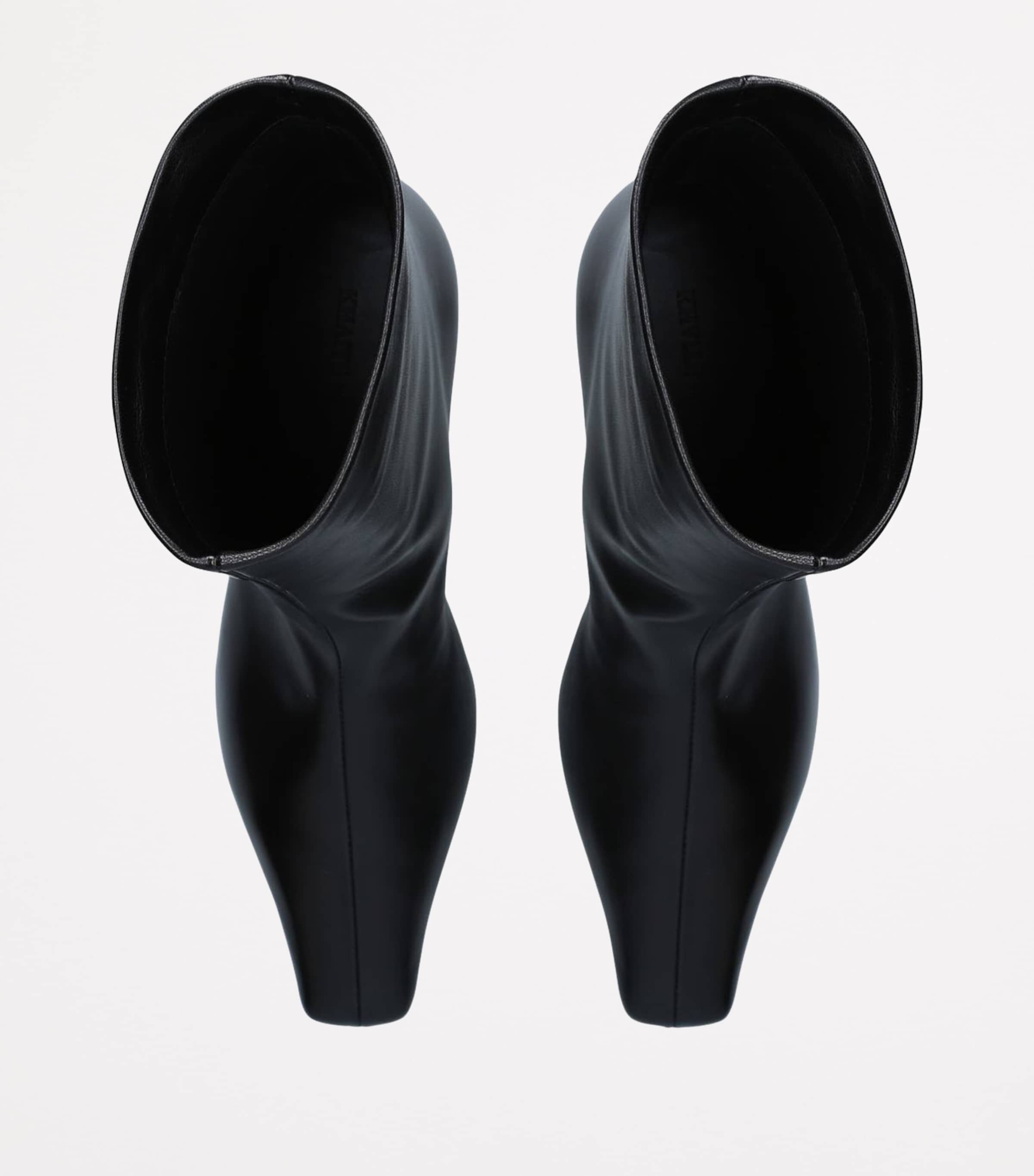 Leather Arizona Heeled Ankle Boots 50 BLACK Image 8