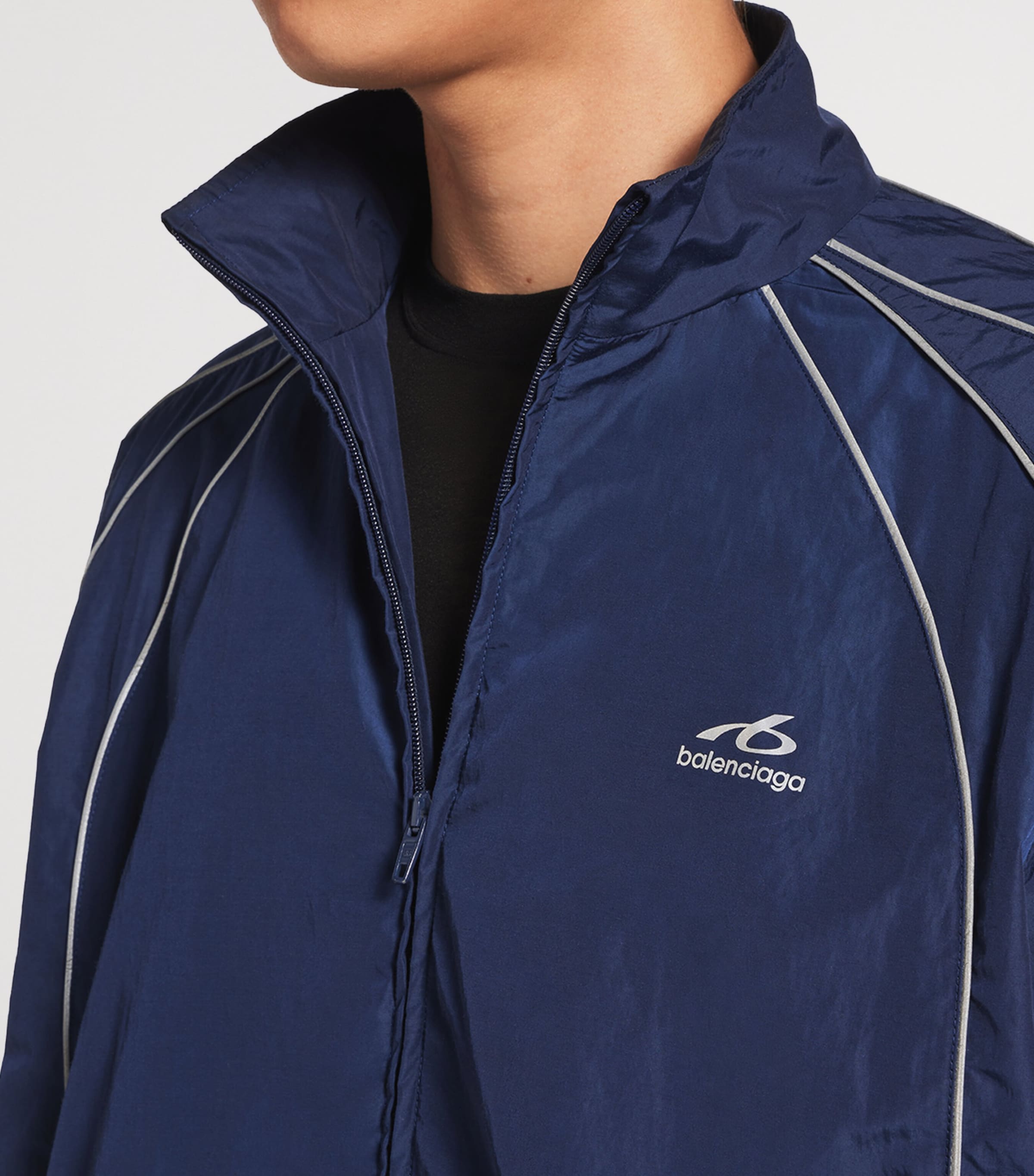 Balenciaga Mens Technical Zip-Up Jacket Image 6