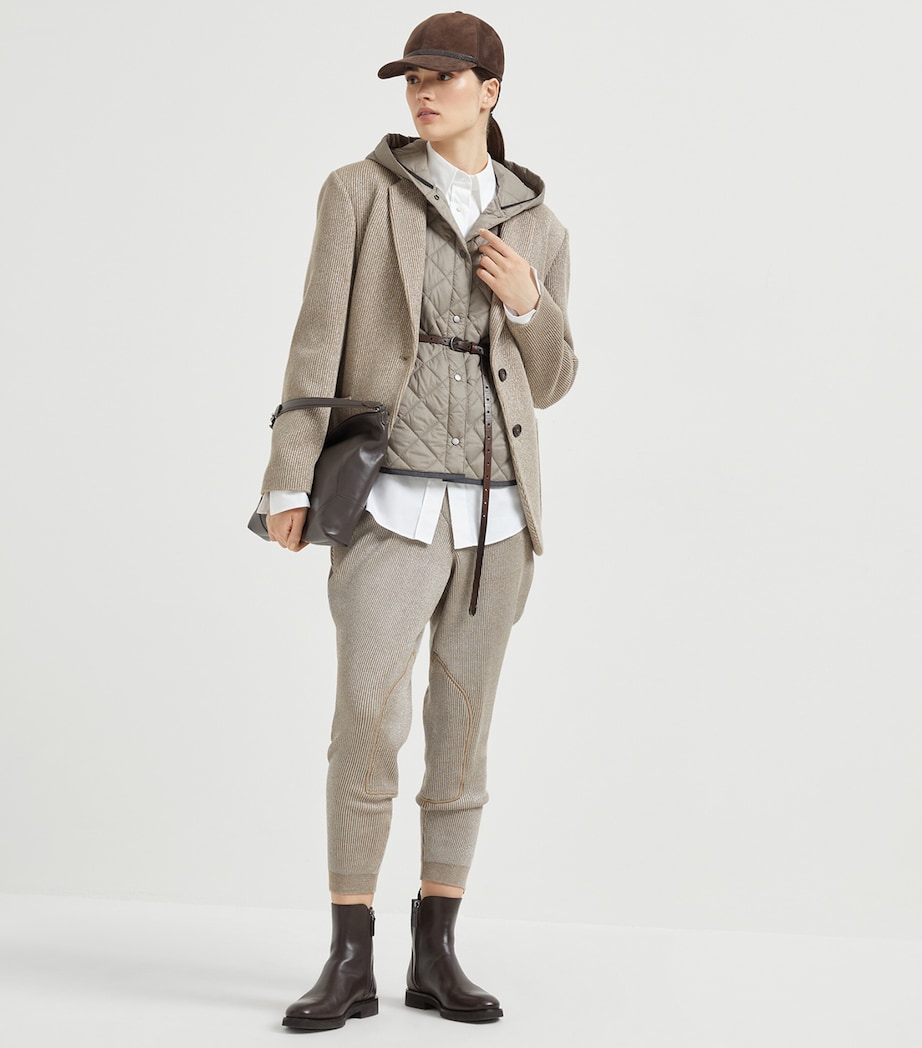 Quilted Hooded Gilet C2741 Image 4