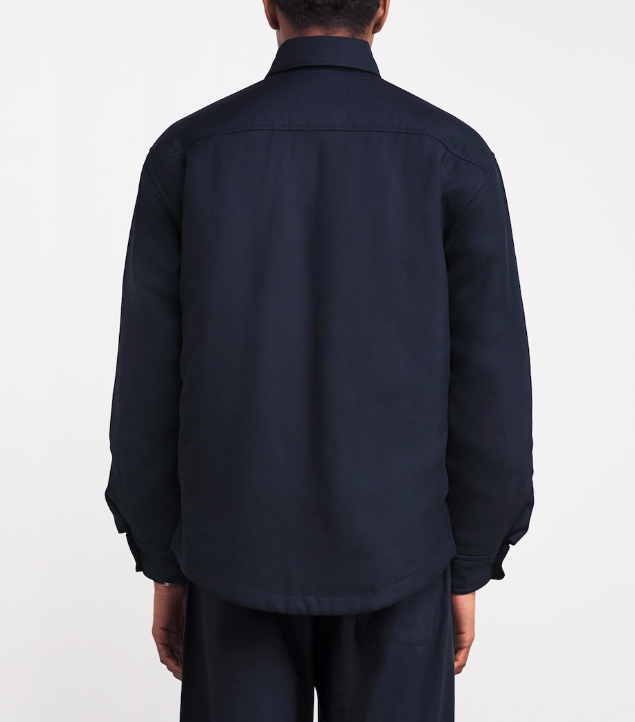Padded Shirt Jacket DARK NAVY Image 4