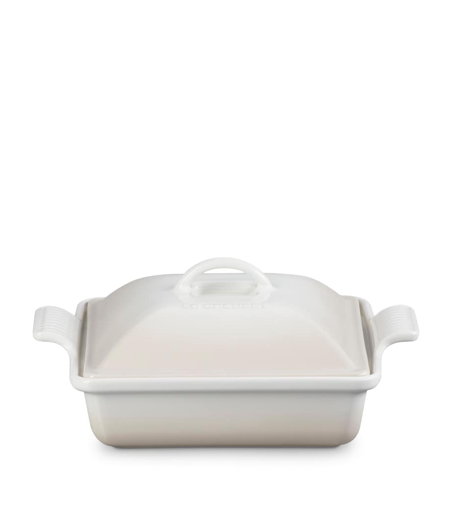Le Creuset Stoneware Square Dish (23cm) Meringue Image 1