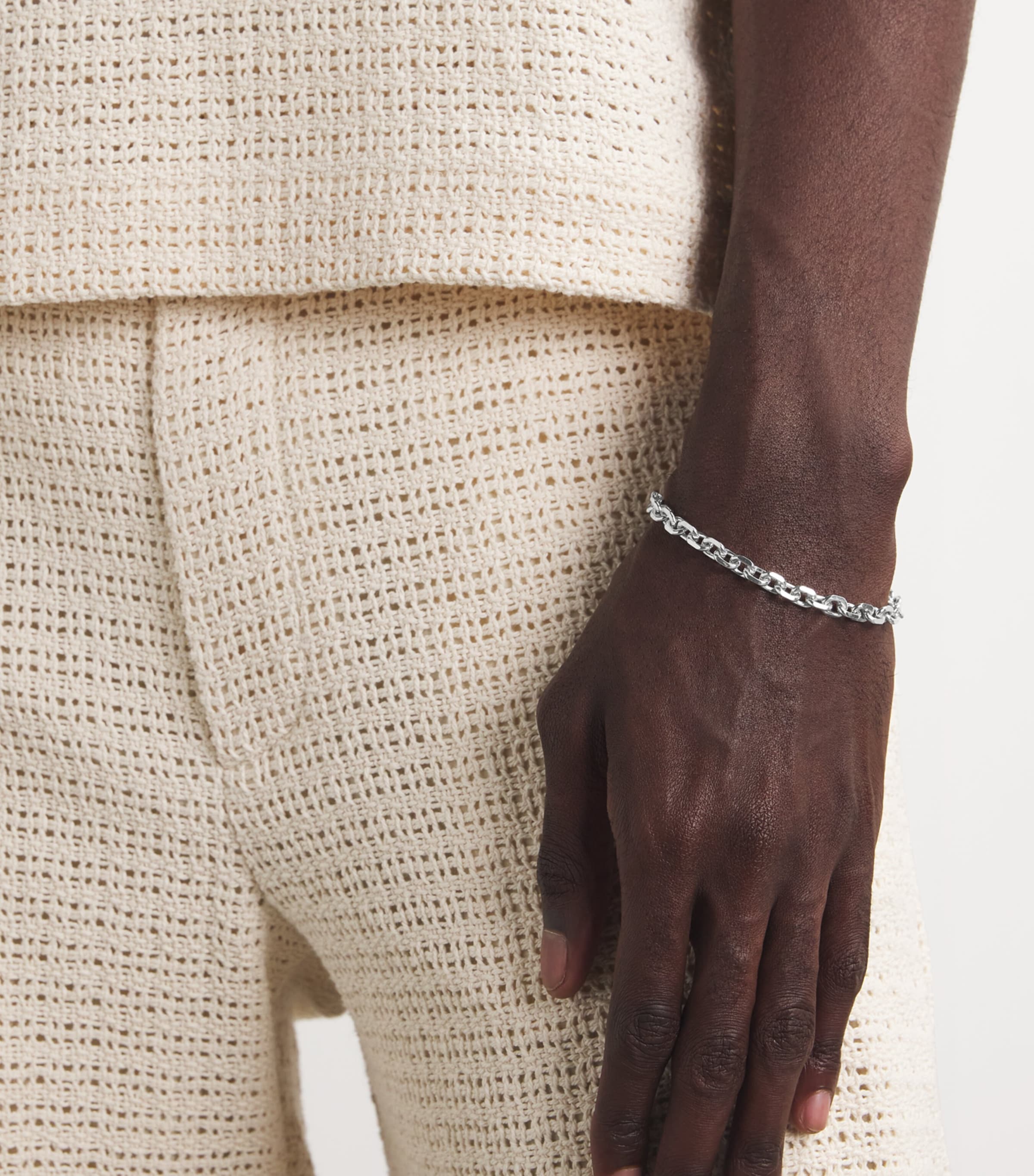 Sterling Silver Chain Bracelet SILVER Image 2