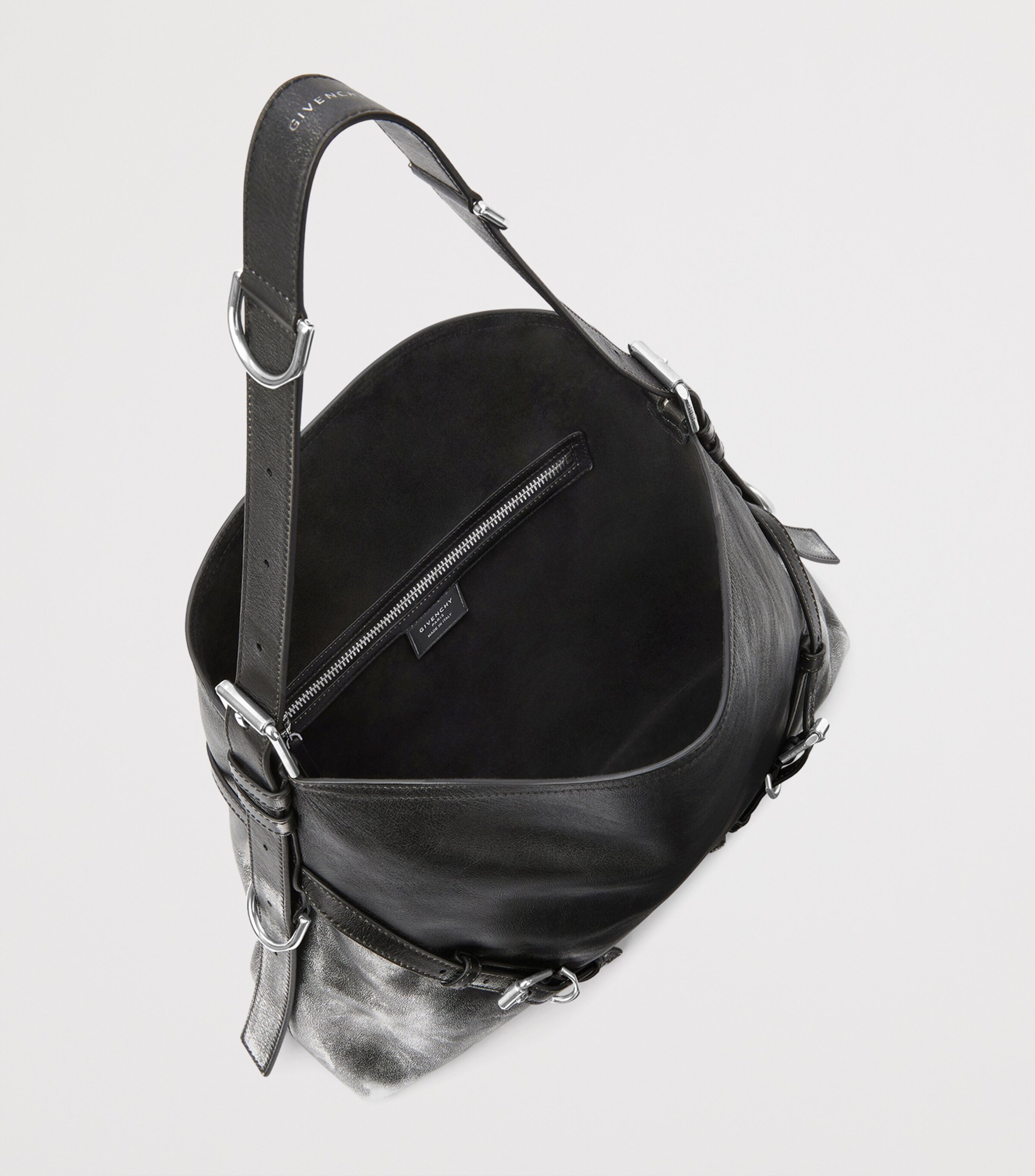 Medium Voyou Shoulder Bag BLACK Image 5