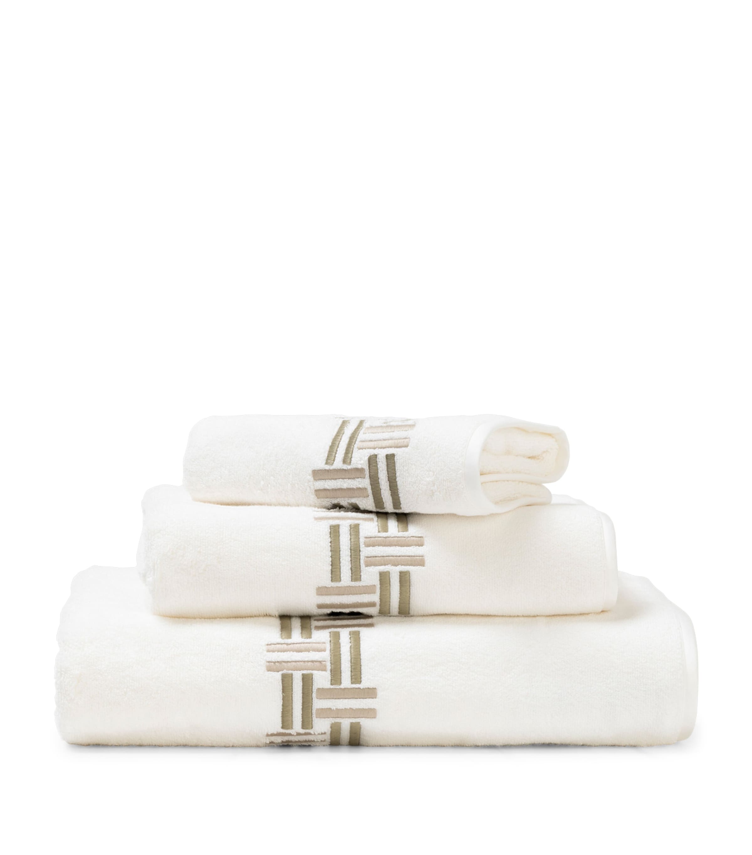 Frette Basket Weave Hand Towel In Neutral