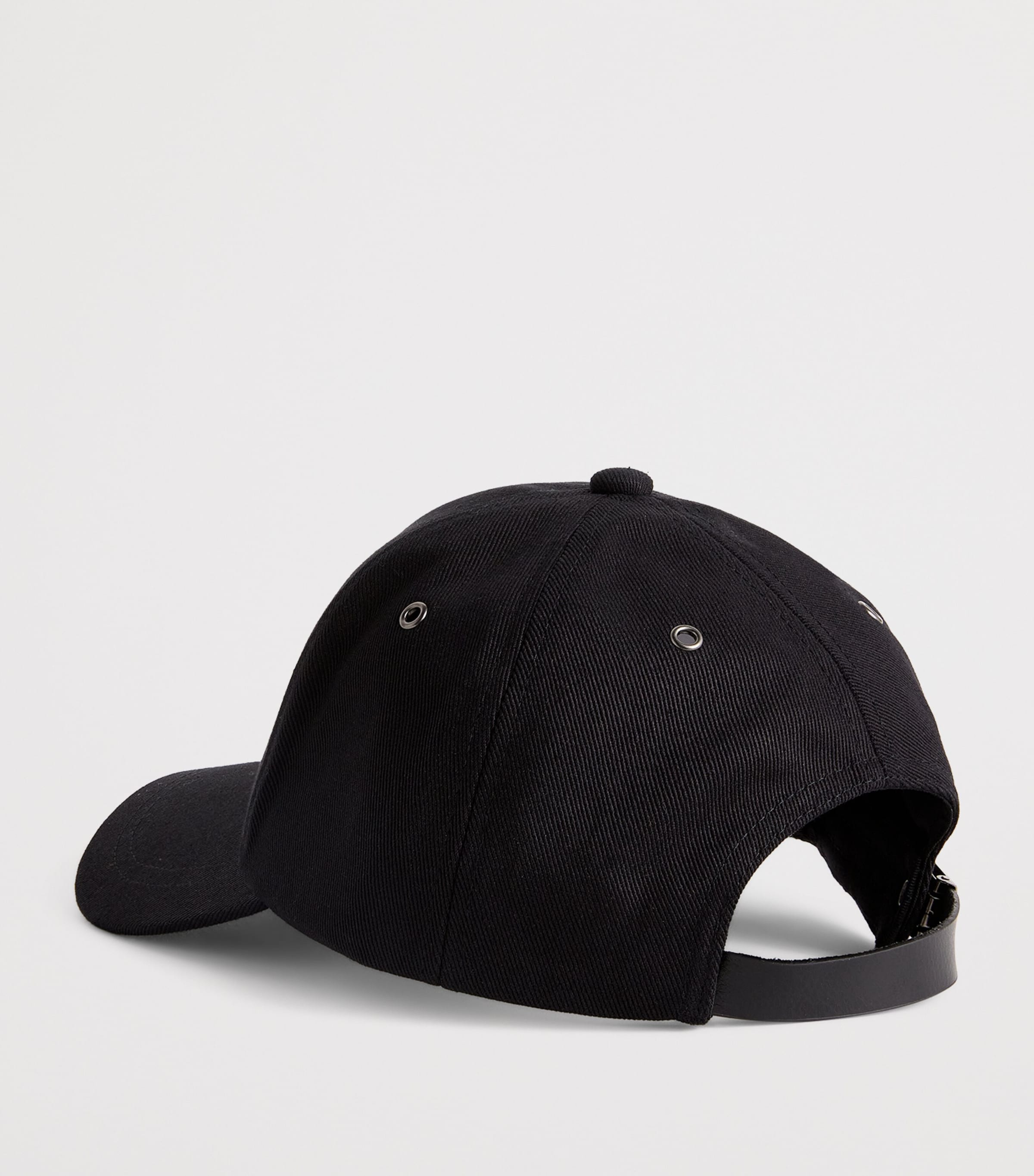 Signature Stripe Baseball Cap 79_BLACK Image 3